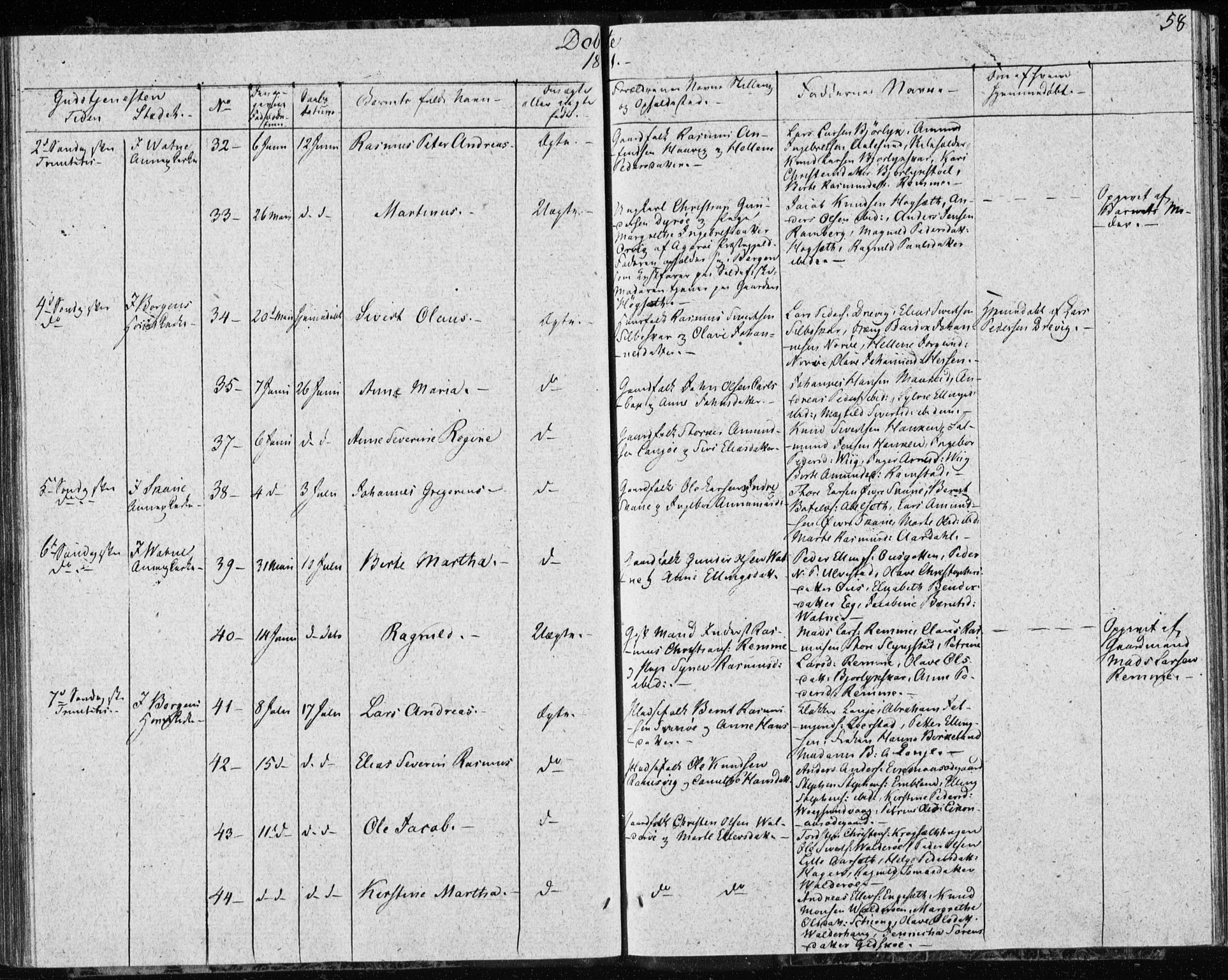 Ministerialprotokoller, klokkerbøker og fødselsregistre - Møre og Romsdal, AV/SAT-A-1454/528/L0413: Curate's parish register no. 528B01, 1828-1832, p. 58