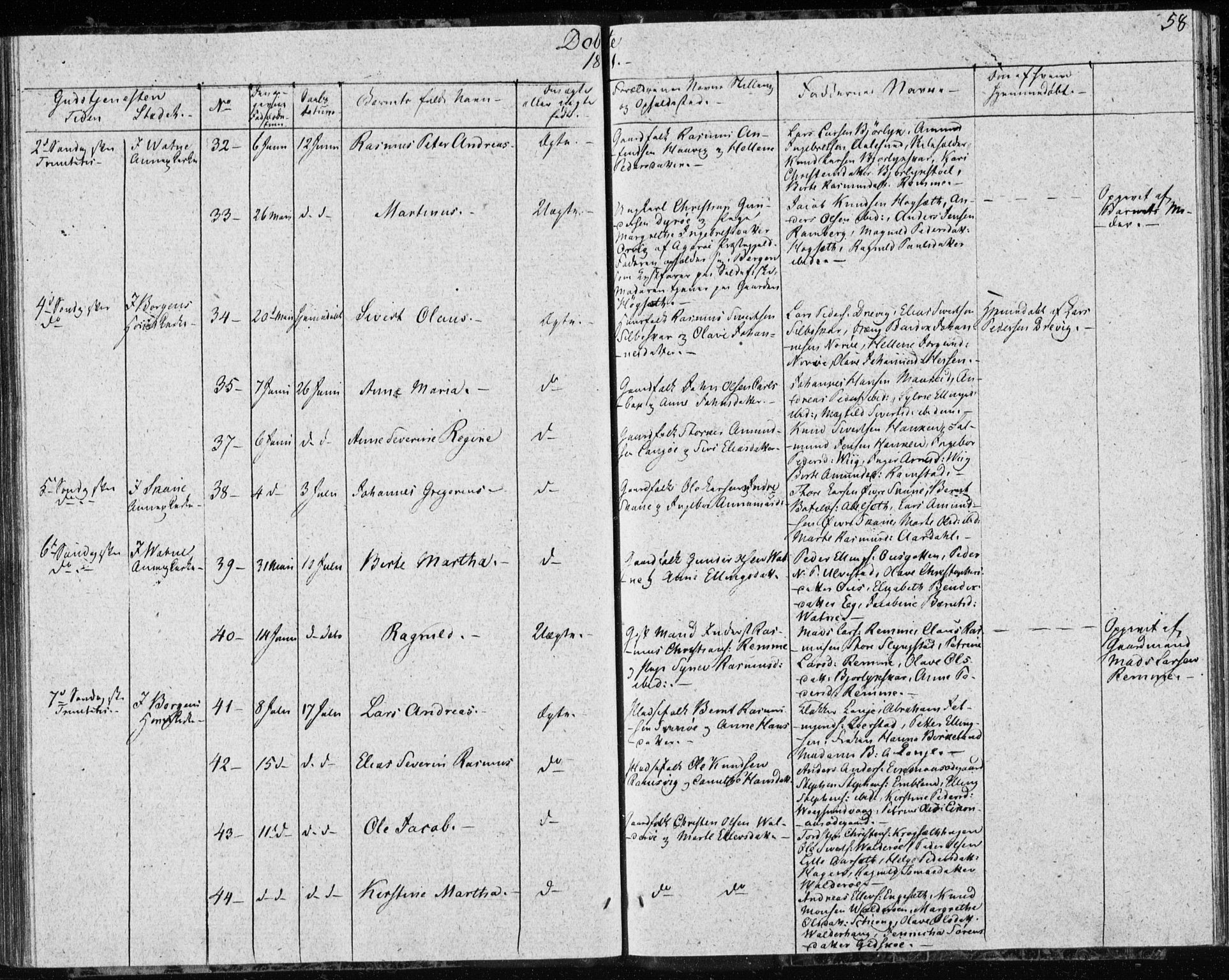 Ministerialprotokoller, klokkerbøker og fødselsregistre - Møre og Romsdal, AV/SAT-A-1454/528/L0413: Curate's parish register no. 528B01, 1828-1832, p. 58