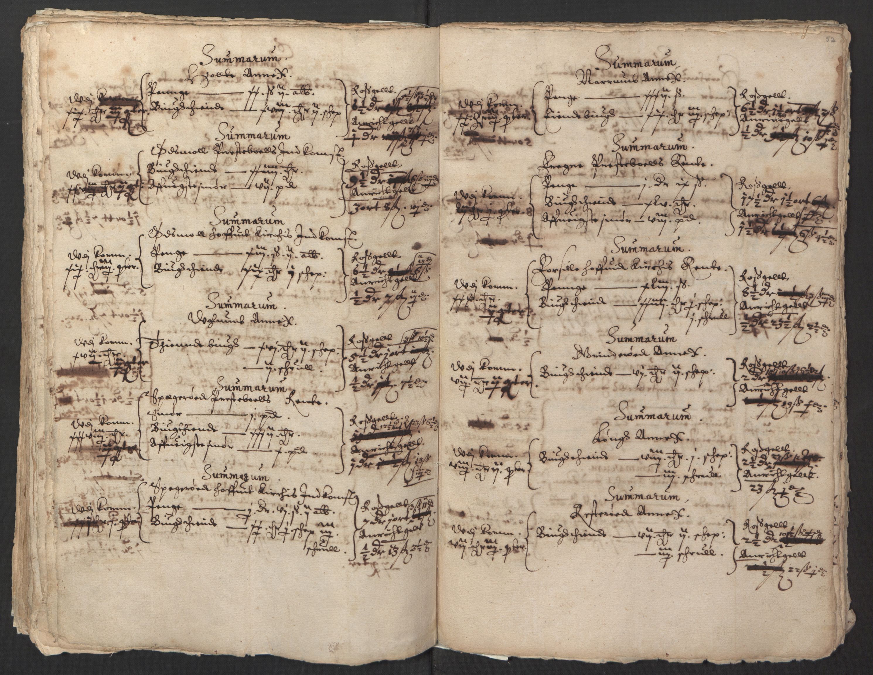 Stattholderembetet 1572-1771, AV/RA-EA-2870/Ek/L0014/0001: Jordebøker til utlikning av rosstjeneste 1624-1626: / Kirke- og prestebolsinntekter i Oslo og Hamar bispedømme, 1625-1626, p. 54