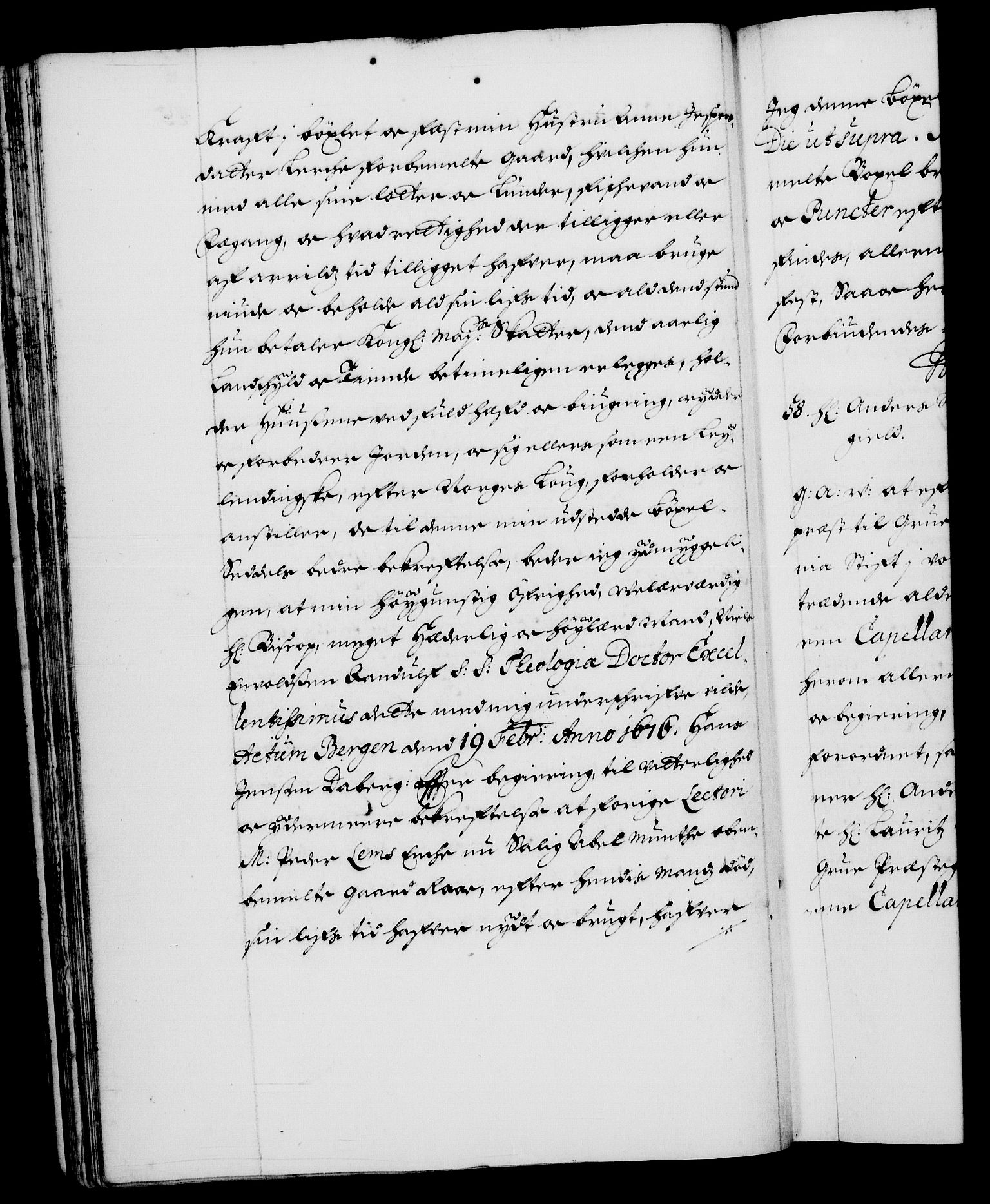 Danske Kanselli 1572-1799, RA/EA-3023/F/Fc/Fca/Fcaa/L0013: Norske registre (mikrofilm), 1681-1684, p. 45b