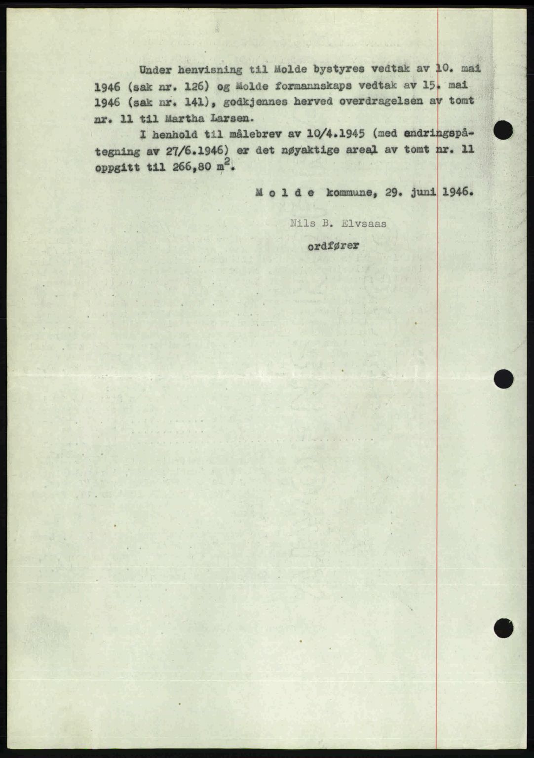 Romsdal sorenskriveri, AV/SAT-A-4149/1/2/2C: Mortgage book no. A21, 1946-1946, Diary no: : 2092/1946