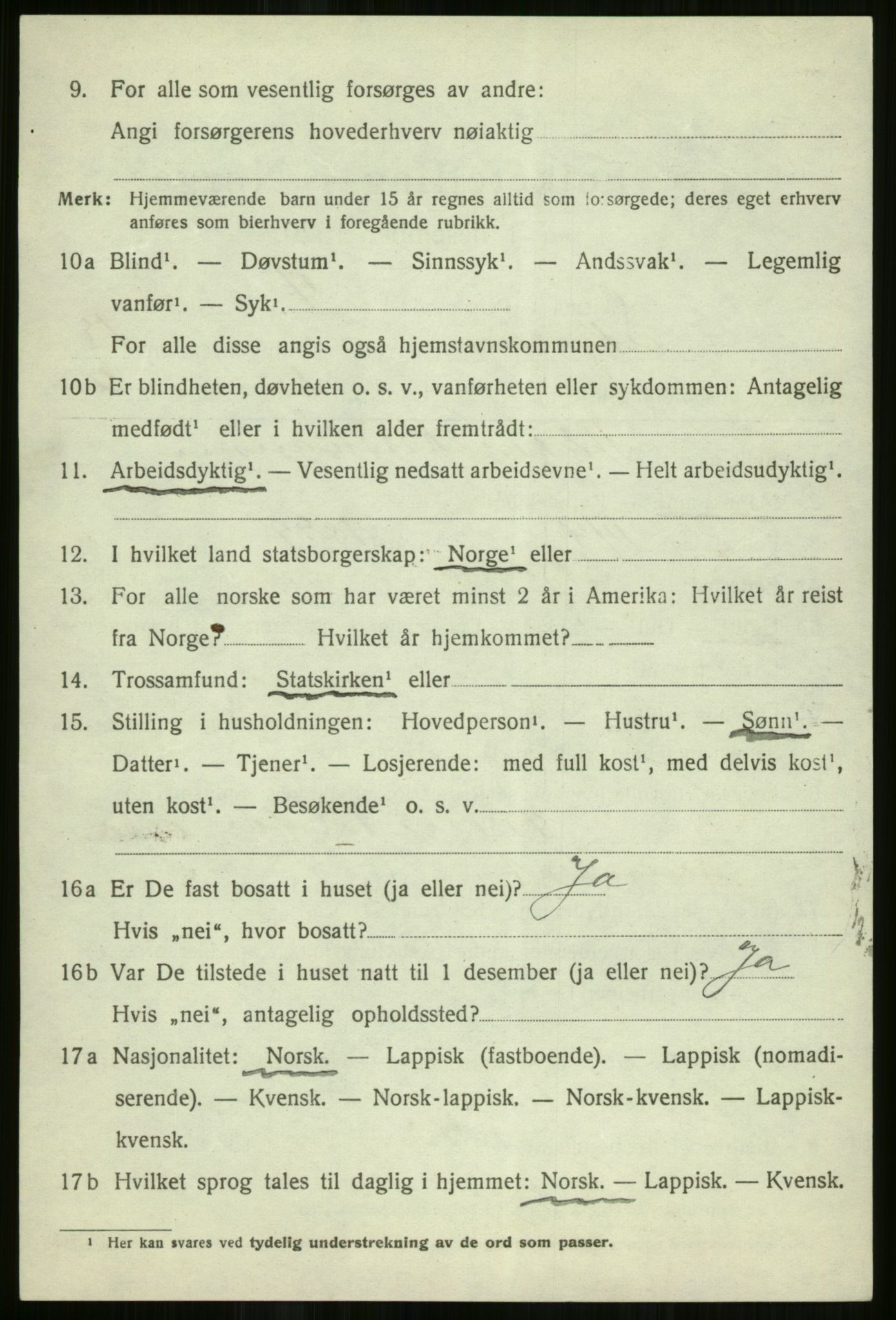 SATØ, 1920 census for Skjervøy, 1920, p. 6704
