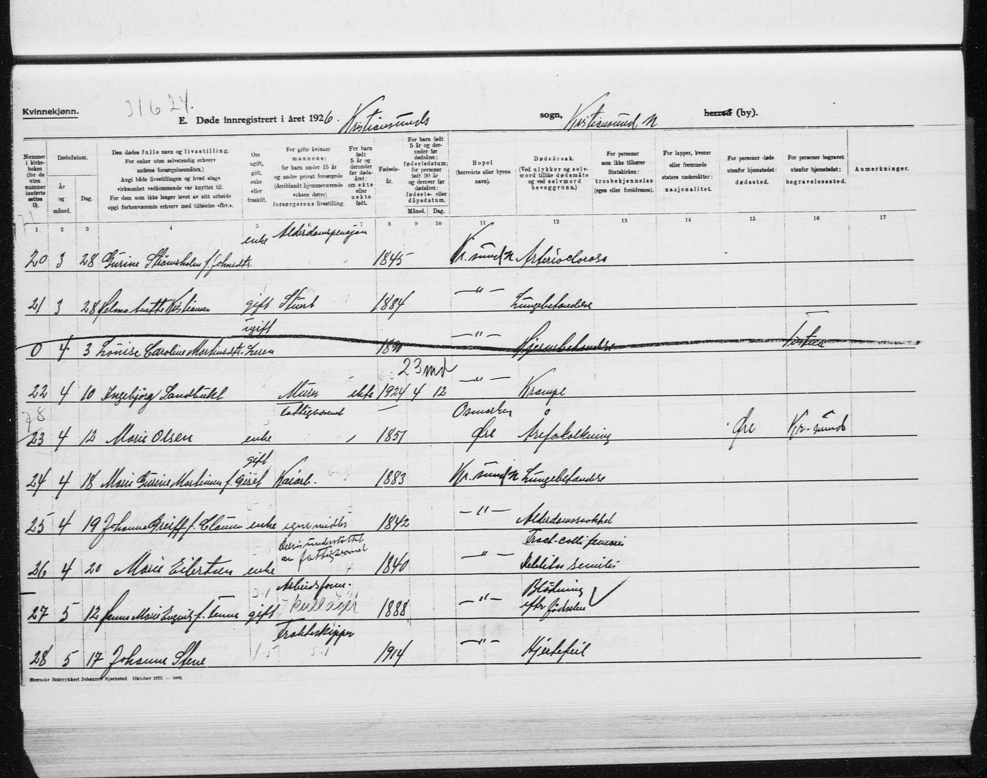 Ministerialprotokoller, klokkerbøker og fødselsregistre - Møre og Romsdal, AV/SAT-A-1454/572/L0863: Parish register (official) no. 572D07, 1917-1935