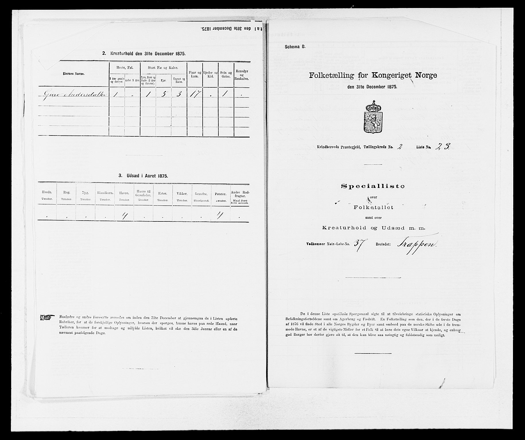 SAB, 1875 census for 1224P Kvinnherad, 1875, p. 241