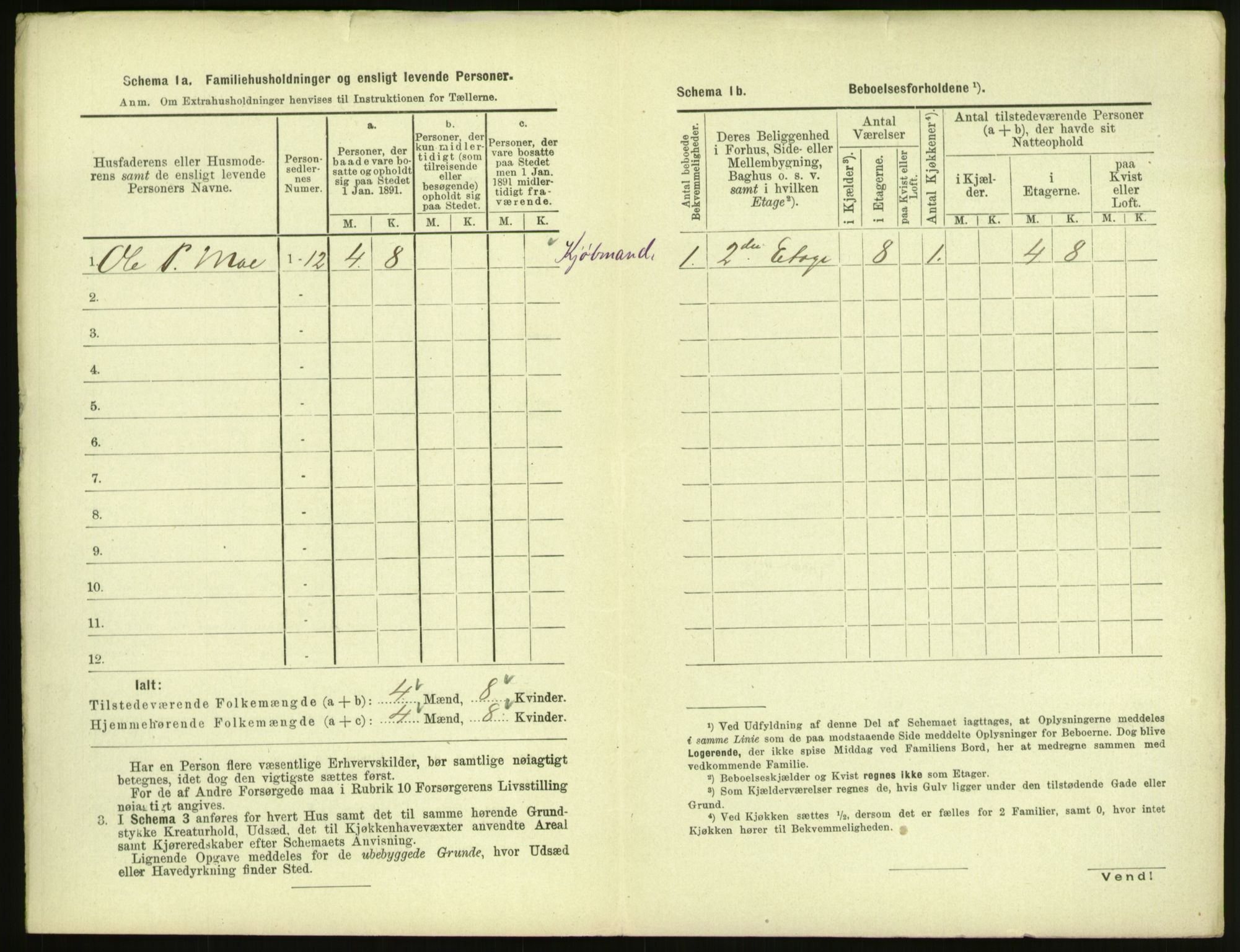 RA, 1891 census for 1601 Trondheim, 1891, p. 245