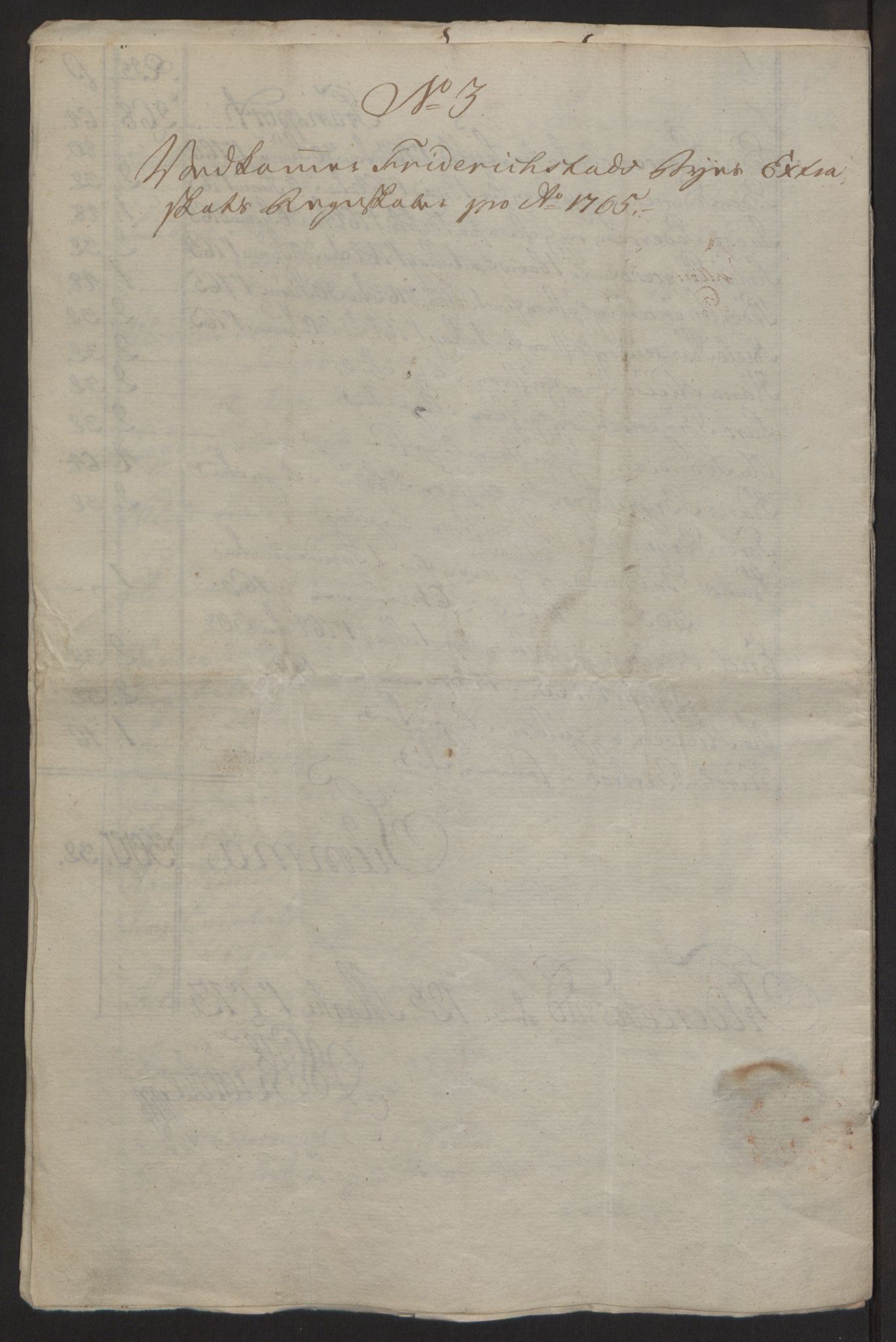 Rentekammeret inntil 1814, Reviderte regnskaper, Byregnskaper, AV/RA-EA-4066/R/Rb/L0029/0001: [B3] Kontribusjonsregnskap / Ekstraskatt, 1762-1772, p. 177