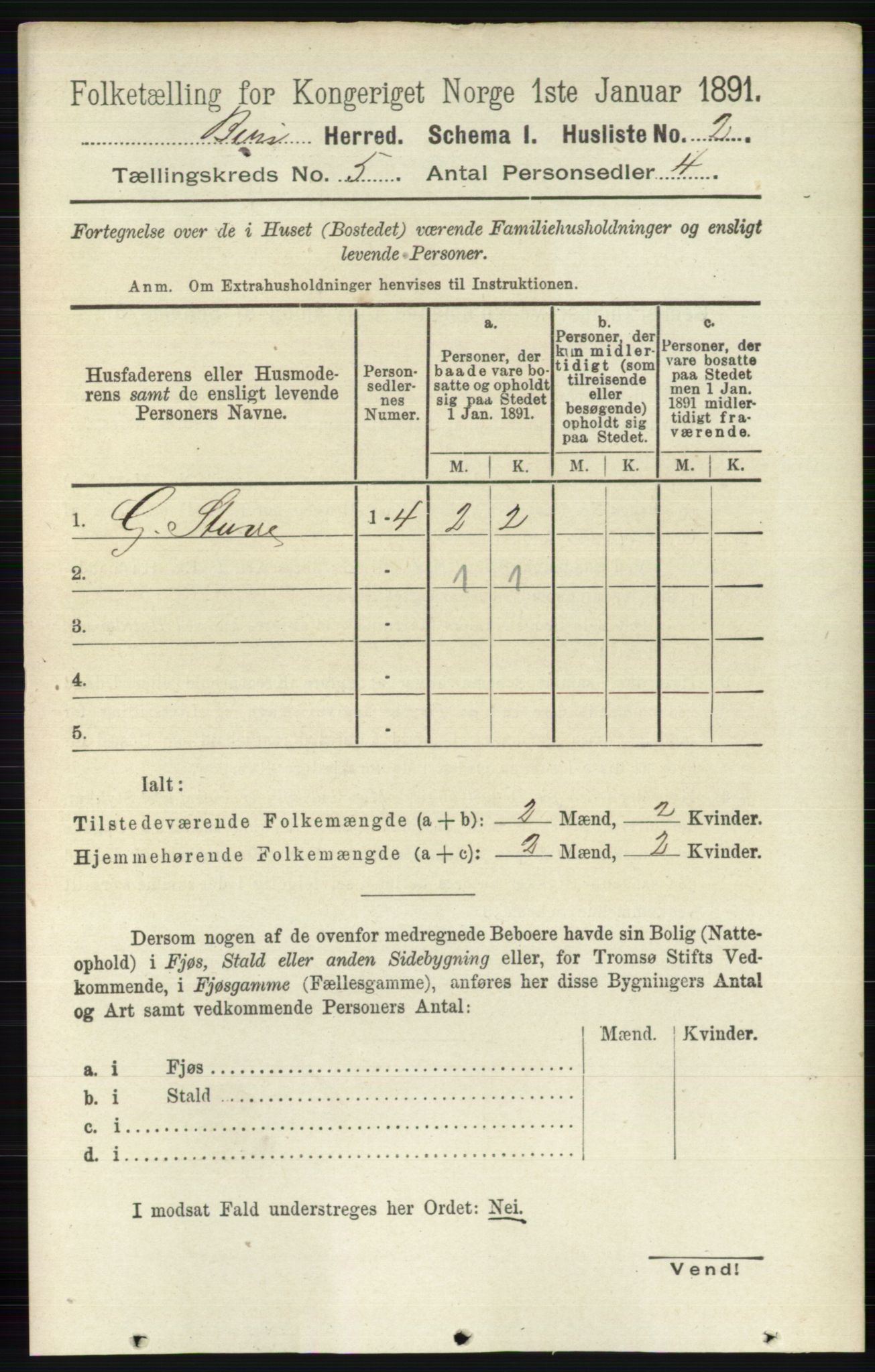 RA, 1891 census for 0525 Biri, 1891, p. 1729