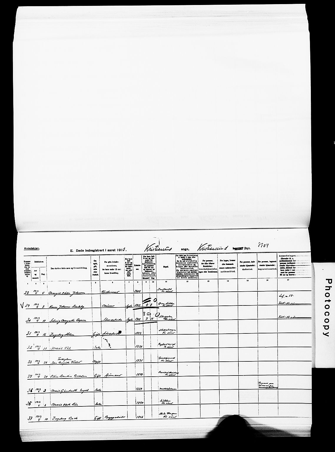 Ministerialprotokoller, klokkerbøker og fødselsregistre - Møre og Romsdal, AV/SAT-A-1454/572/L0860: Parish register (official) no. 572D04, 1903-1916