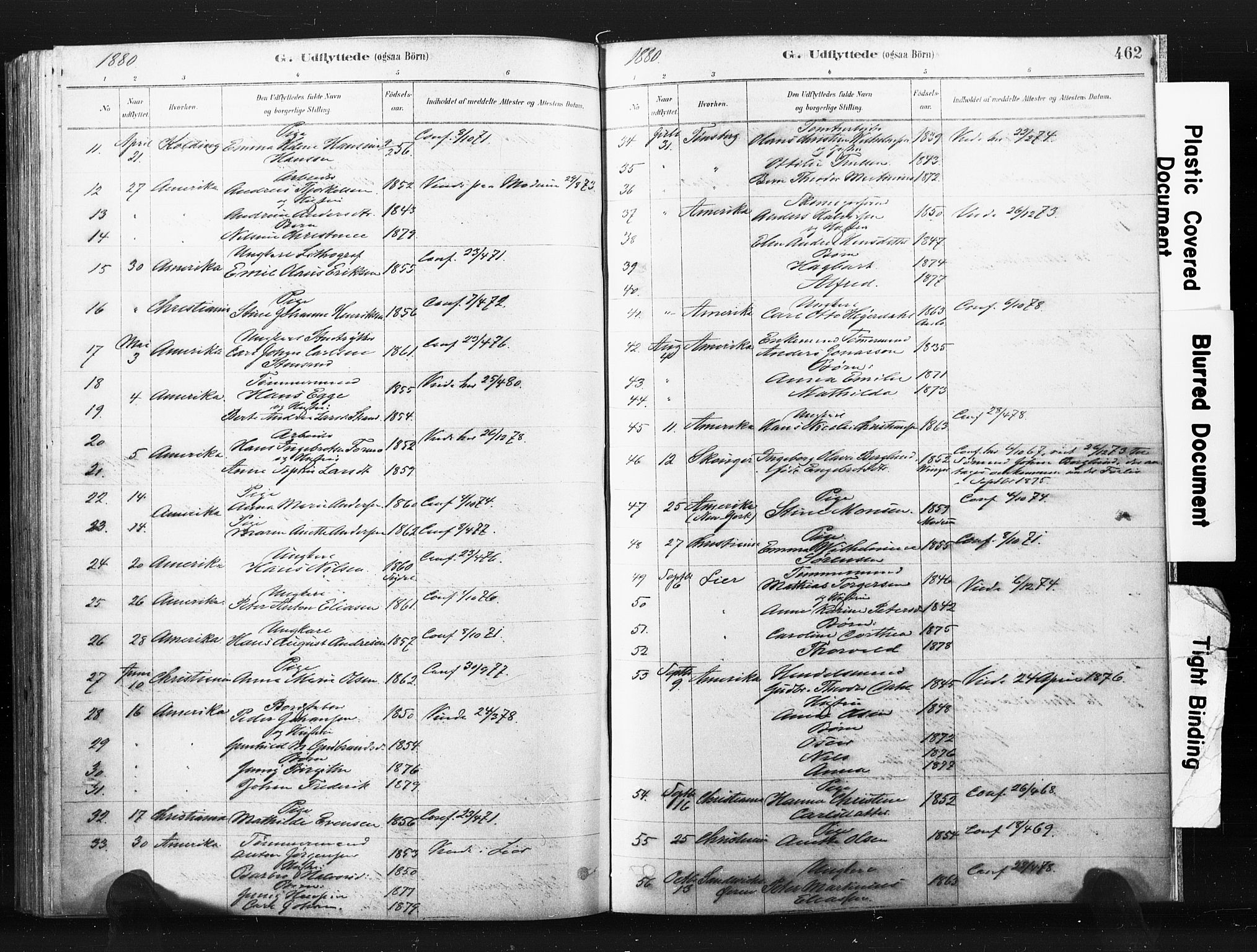 Bragernes kirkebøker, AV/SAKO-A-6/F/Fb/L0006b: Parish register (official) no. II 6B, 1878-1885, p. 462