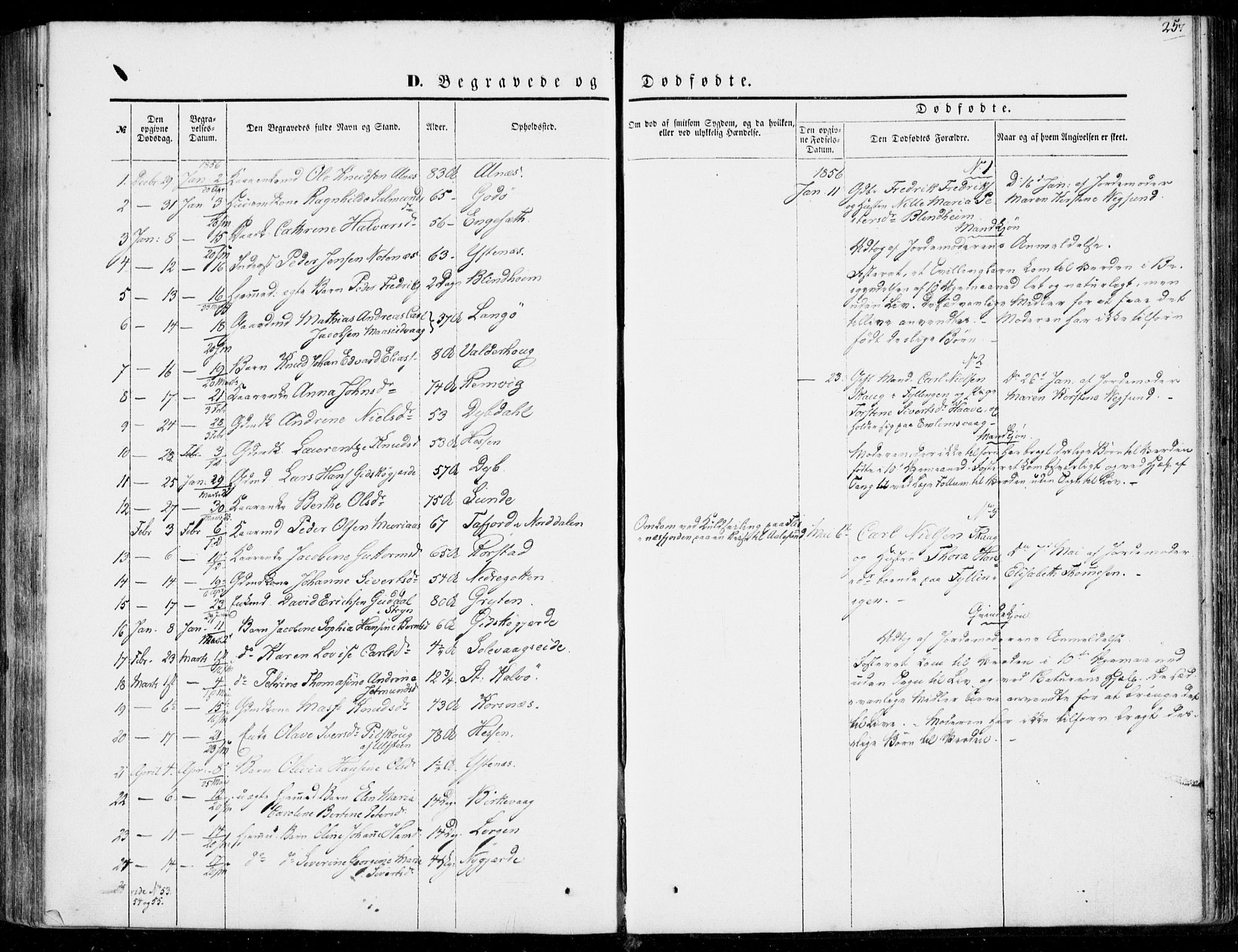 Ministerialprotokoller, klokkerbøker og fødselsregistre - Møre og Romsdal, AV/SAT-A-1454/528/L0397: Parish register (official) no. 528A08, 1848-1858, p. 257