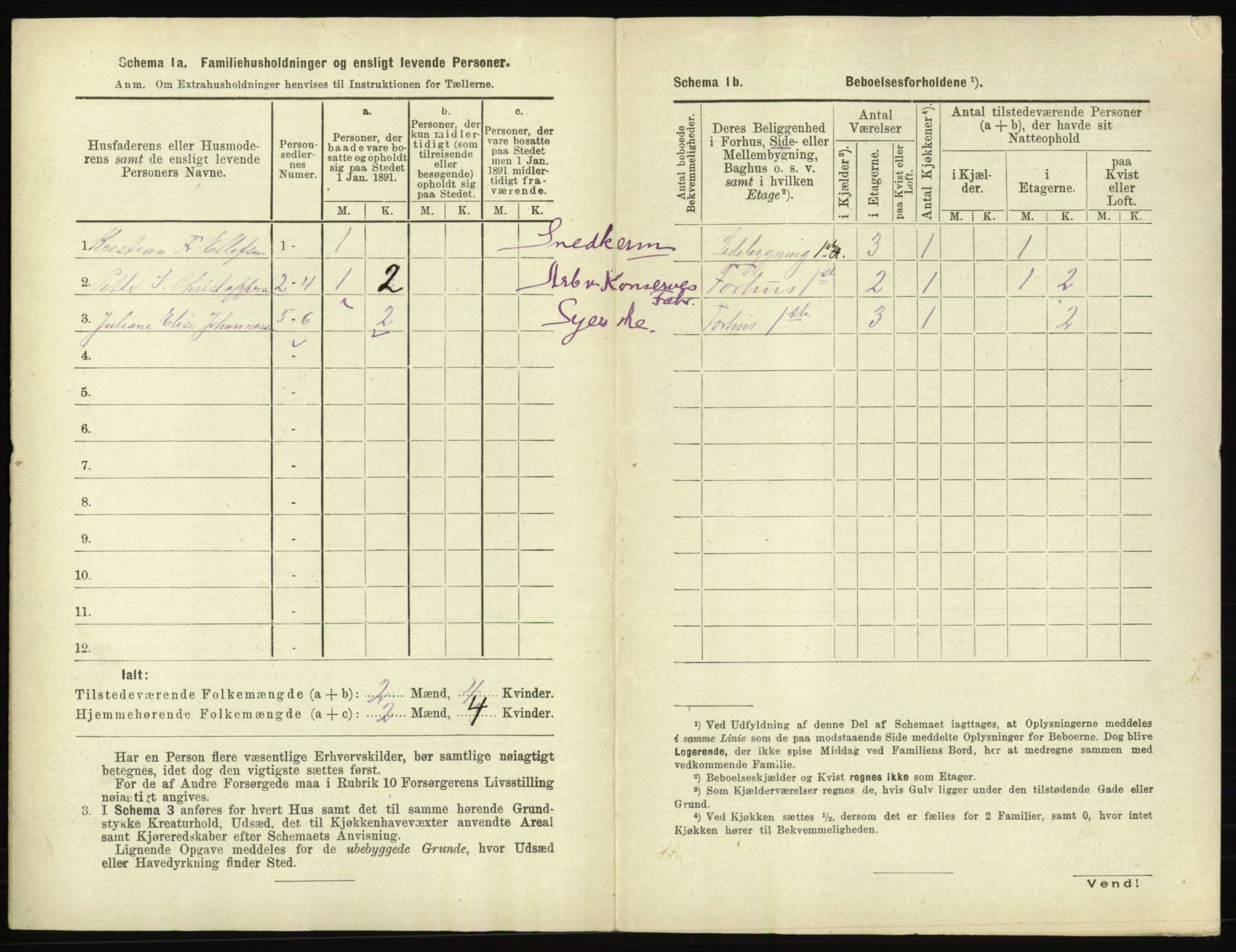 RA, 1891 census for 0104 Moss, 1891, p. 853