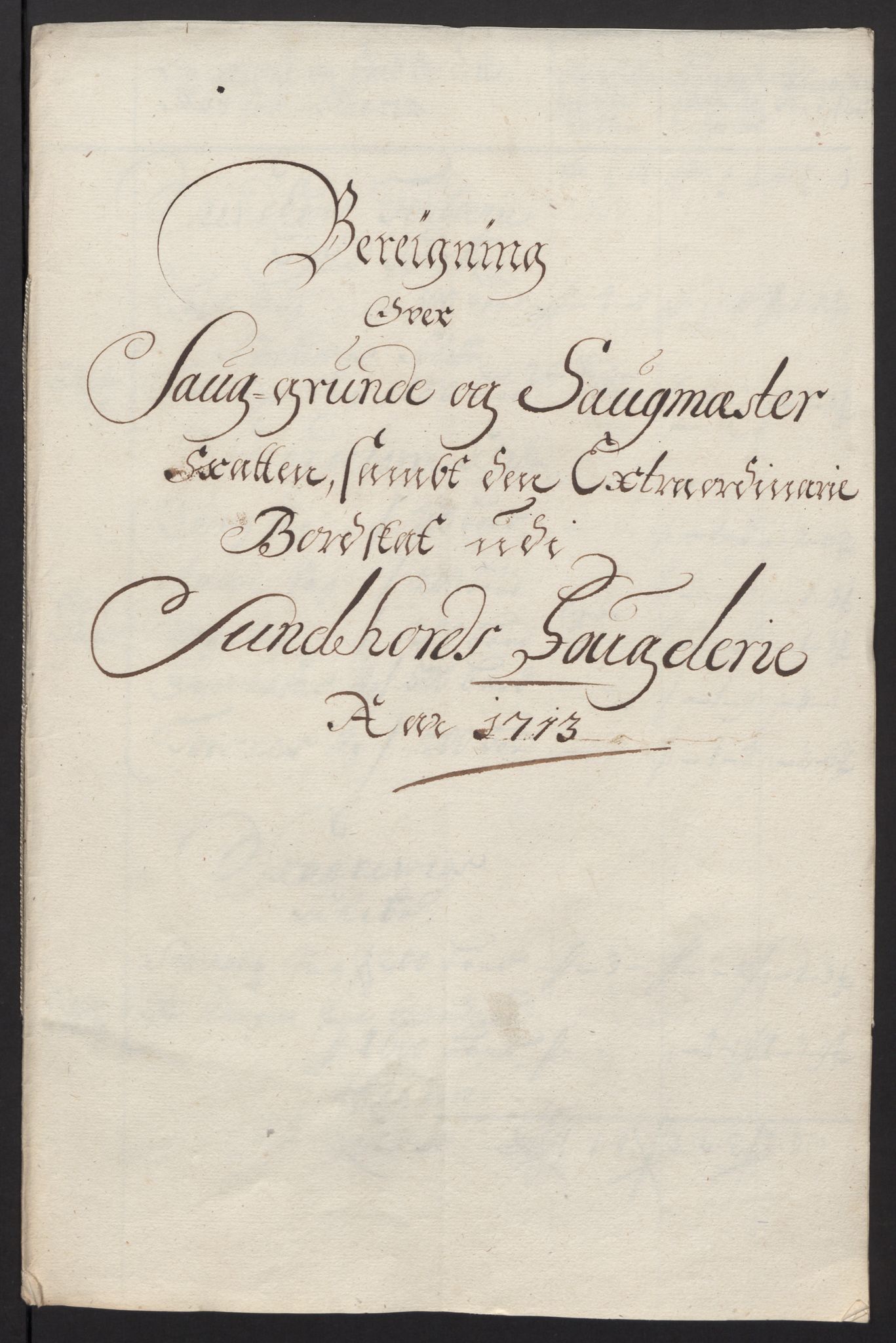 Rentekammeret inntil 1814, Reviderte regnskaper, Fogderegnskap, RA/EA-4092/R48/L2989: Fogderegnskap Sunnhordland og Hardanger, 1713, p. 124