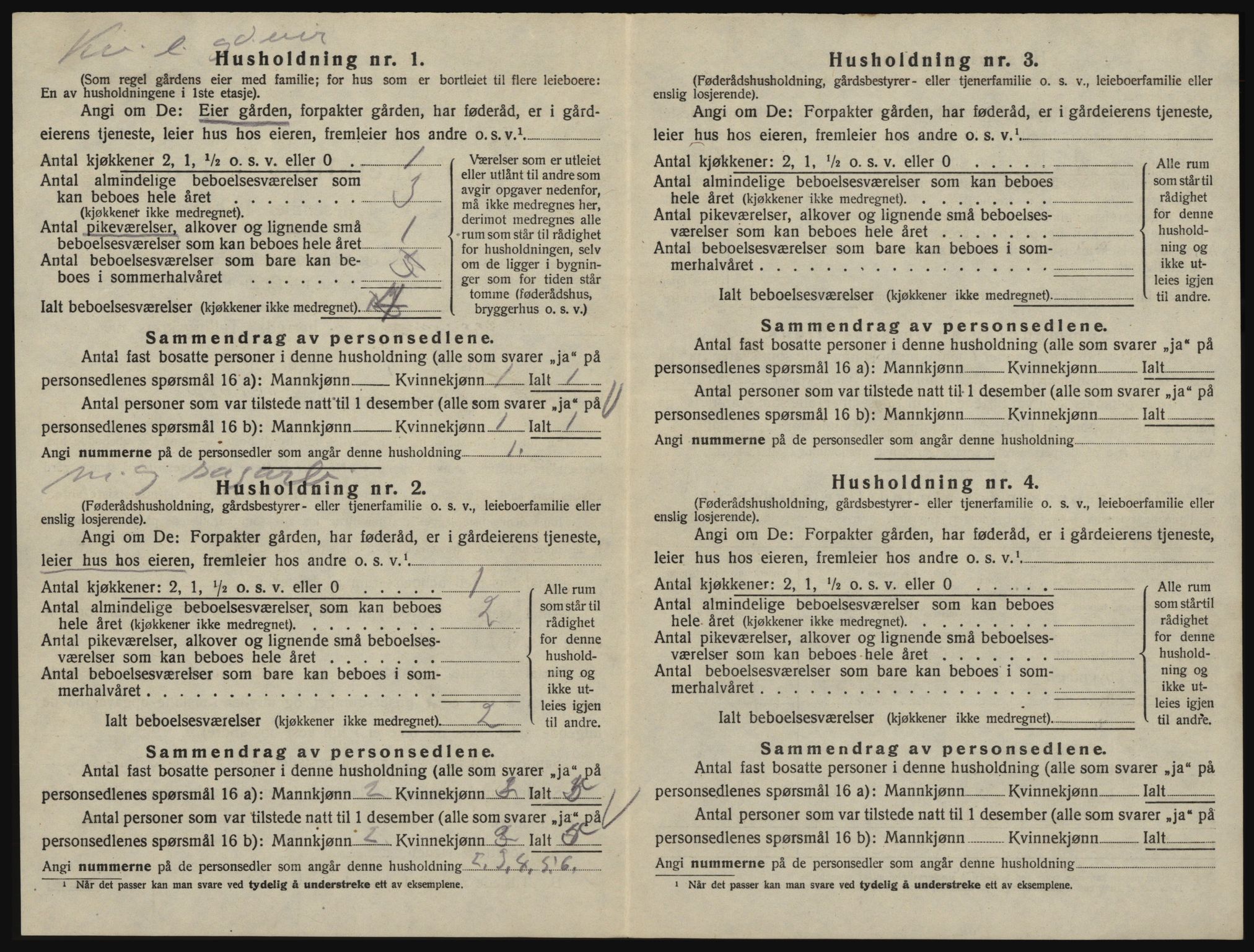 SAO, 1920 census for Glemmen, 1920, p. 2064