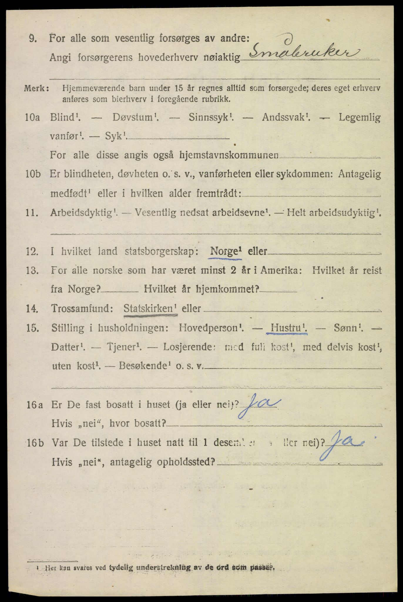 SAH, 1920 census for Sør-Odal, 1920, p. 3002