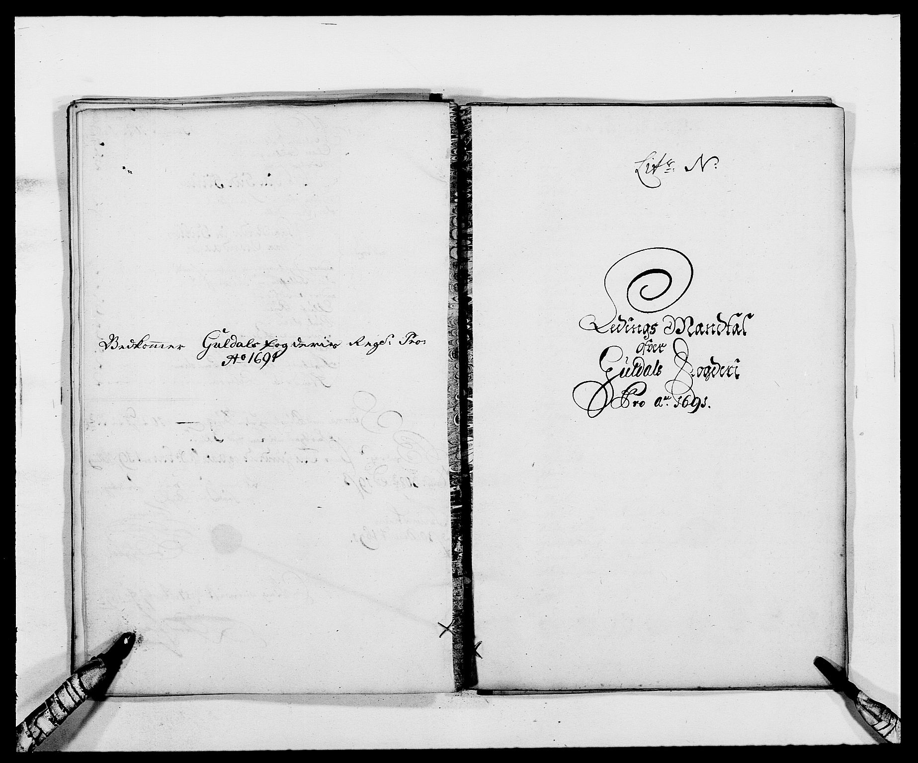 Rentekammeret inntil 1814, Reviderte regnskaper, Fogderegnskap, RA/EA-4092/R59/L3941: Fogderegnskap Gauldal, 1691, p. 133