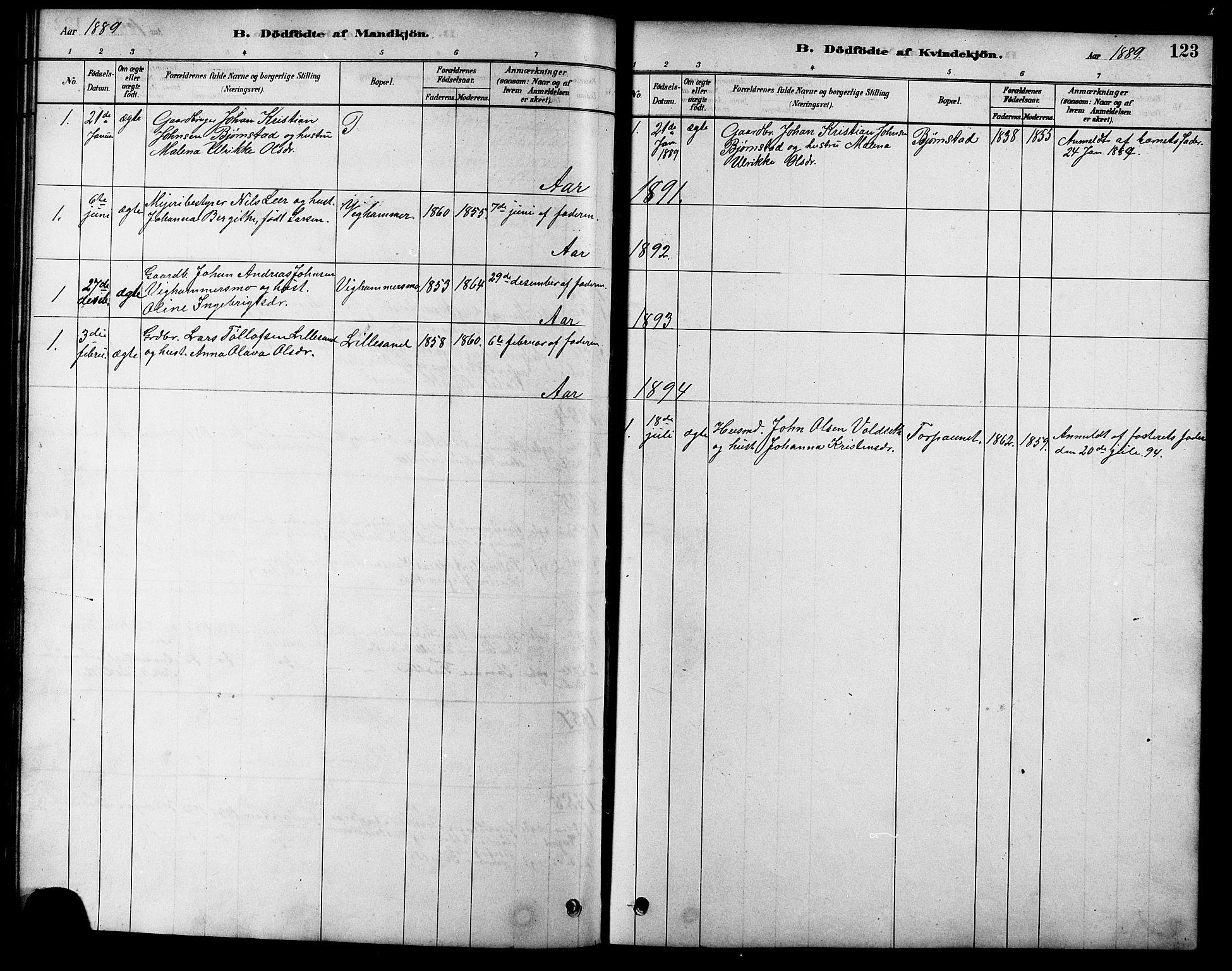 Ministerialprotokoller, klokkerbøker og fødselsregistre - Sør-Trøndelag, AV/SAT-A-1456/616/L0423: Parish register (copy) no. 616C06, 1878-1903, p. 123