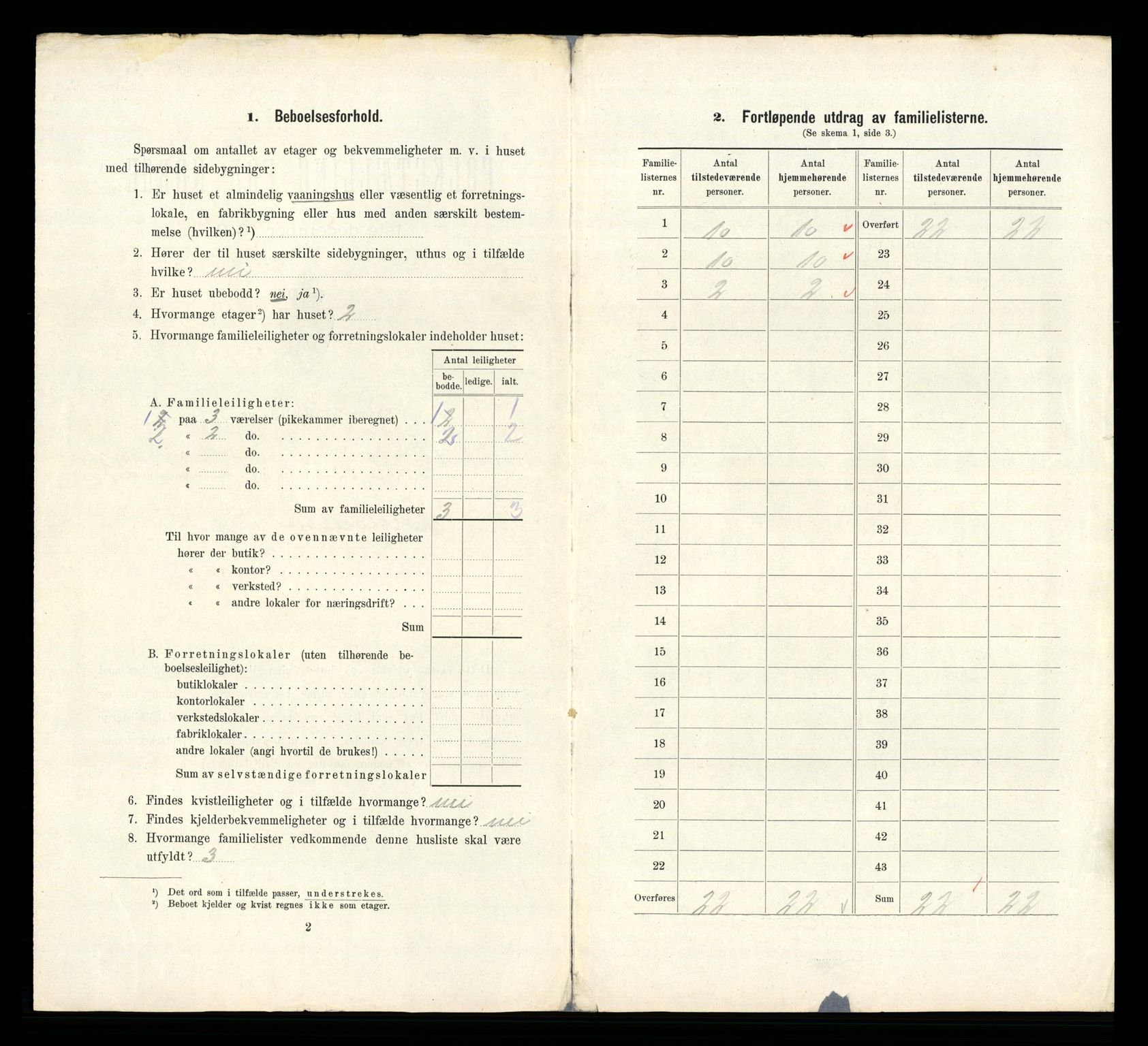 RA, 1910 census for Trondheim, 1910, p. 8252