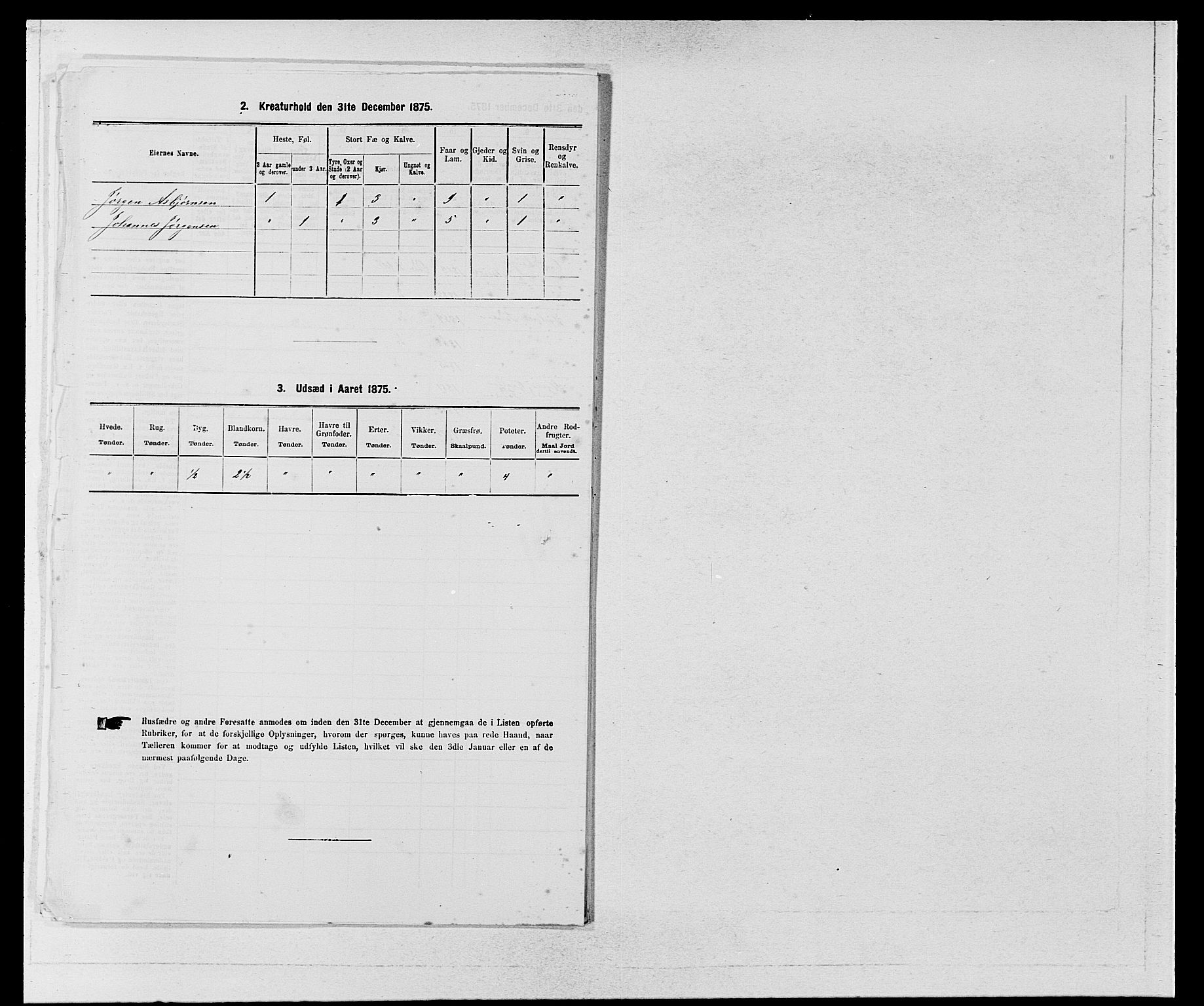 SAB, 1875 census for 1230P Ullensvang, 1875, p. 187