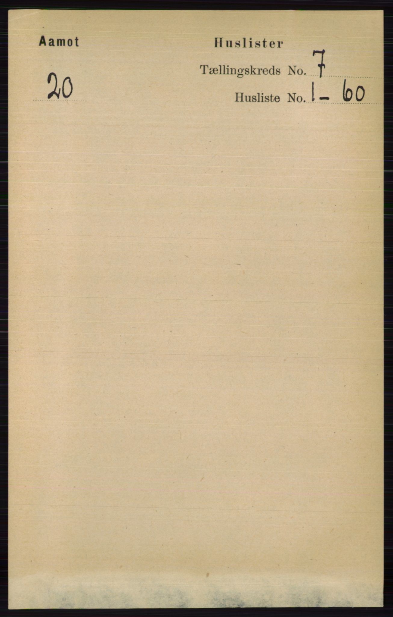 RA, 1891 census for 0429 Åmot, 1891, p. 2835