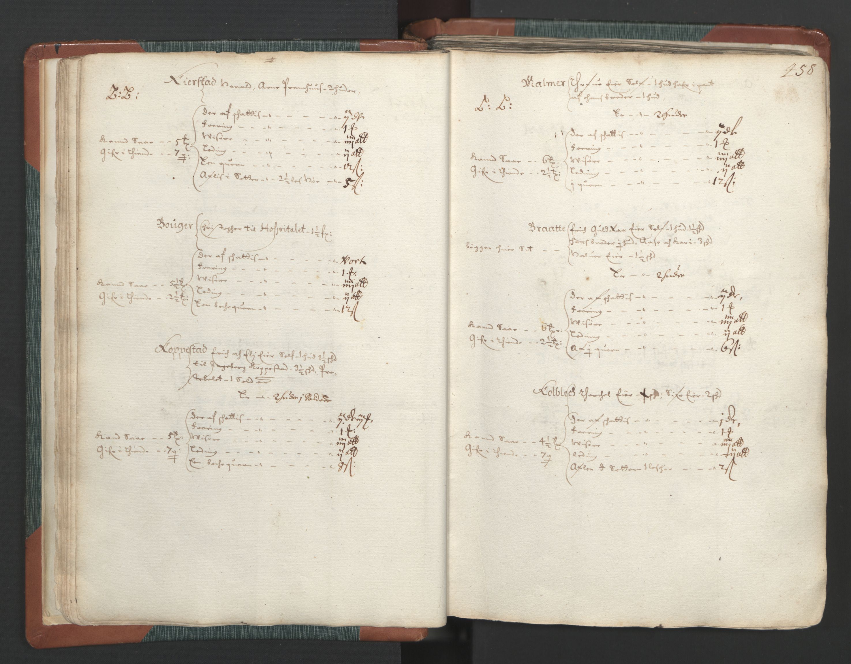 Rentekammeret inntil 1814, Realistisk ordnet avdeling, AV/RA-EA-4070/L/L0009: Oppland lagdømme. Alminnelig jordebok med skatteligning for Solør, Østerdal, Hadeland og Valdres., 1661, p. 457b-458a