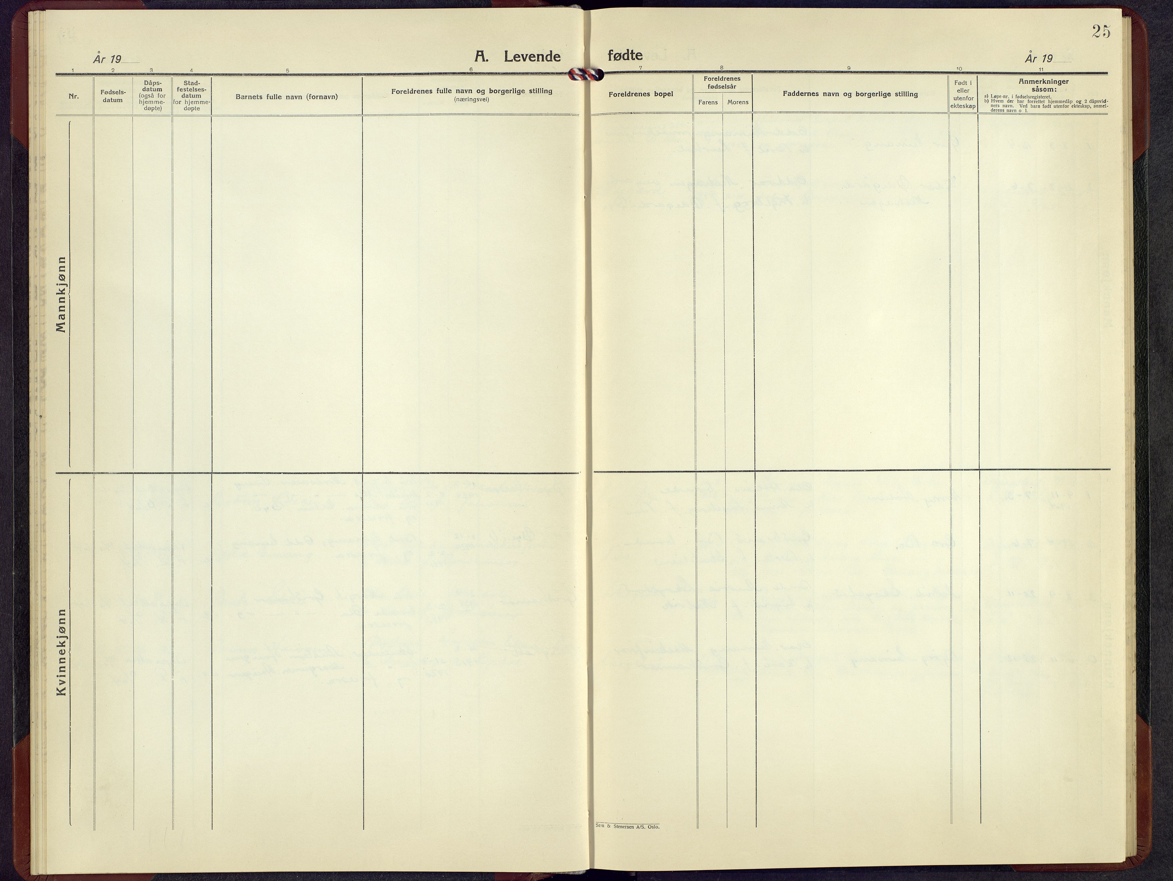 Vang prestekontor, Valdres, AV/SAH-PREST-140/H/Hb/L0010: Parish register (copy) no. 10, 1945-1966, p. 25