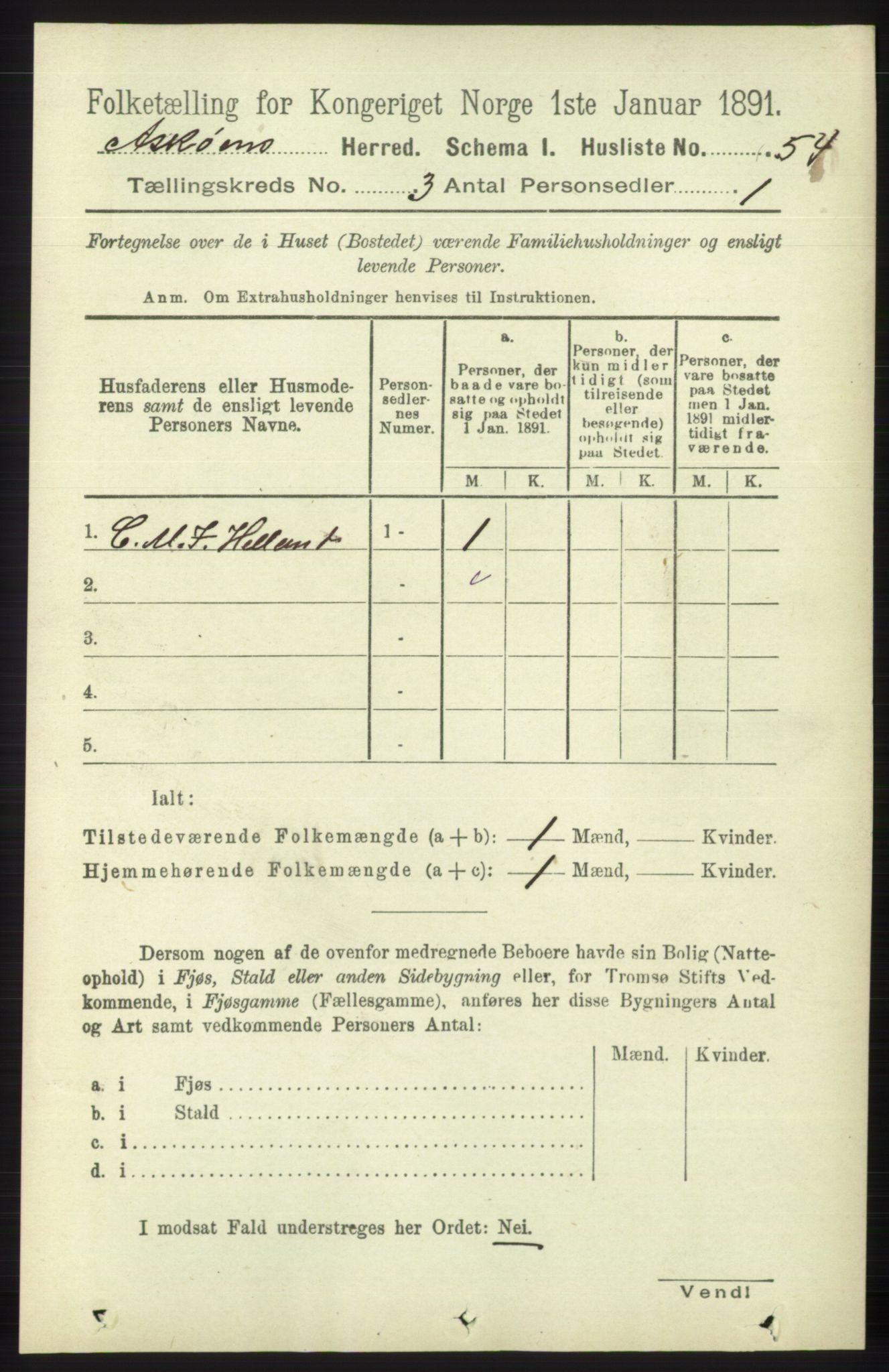 RA, 1891 census for 1247 Askøy, 1891, p. 1880