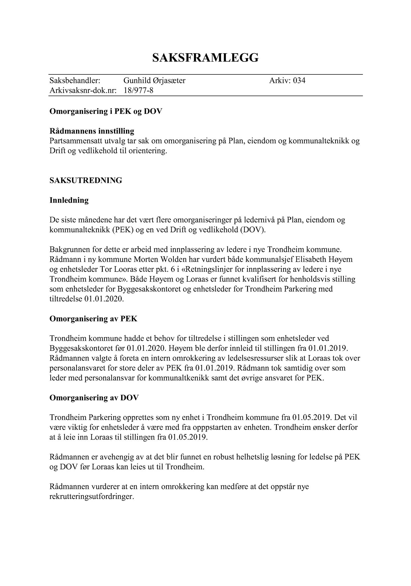 Klæbu Kommune, TRKO/KK/11-PSU/L004: Partssammensatt utvalg - Møtedokumenter, 2019, p. 7