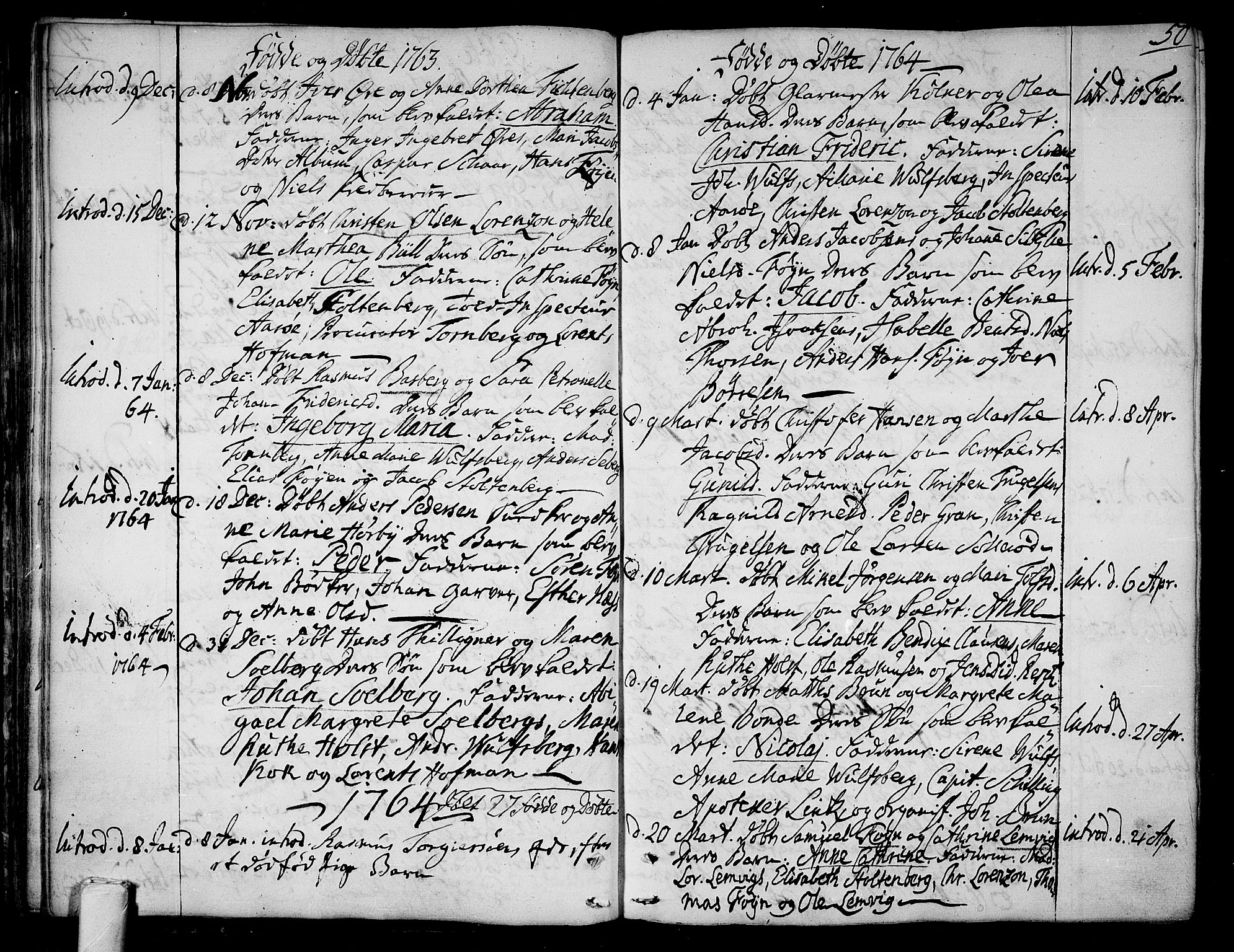 Tønsberg kirkebøker, AV/SAKO-A-330/F/Fa/L0002: Parish register (official) no. I 2, 1760-1796, p. 50