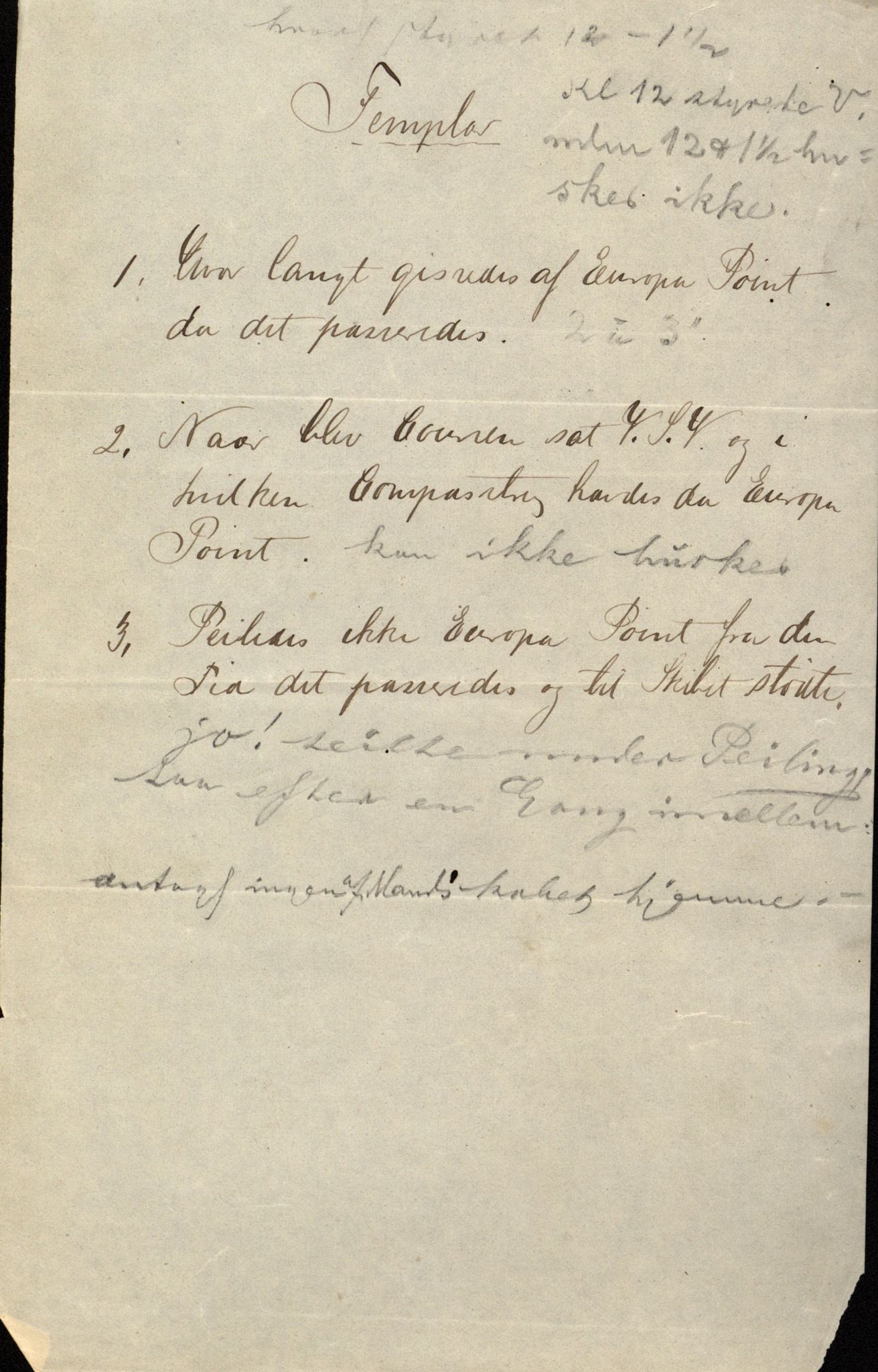 Pa 63 - Østlandske skibsassuranceforening, VEMU/A-1079/G/Ga/L0020/0003: Havaridokumenter / Anton, Diamant, Templar, Finn, Eliezer, Arctic, 1887, p. 234