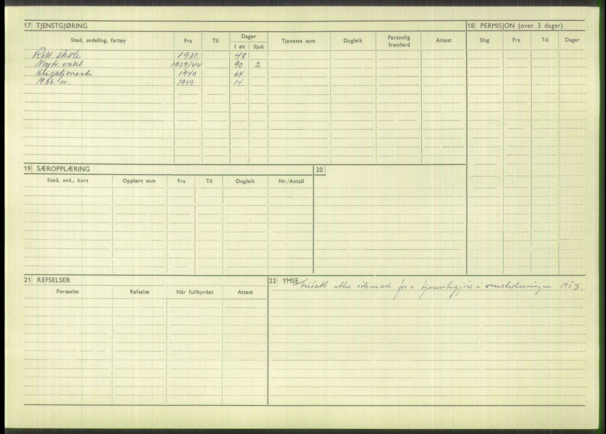 Forsvaret, Troms infanteriregiment nr. 16, AV/RA-RAFA-3146/P/Pa/L0015: Rulleblad for regimentets menige mannskaper, årsklasse 1931, 1931, p. 1168