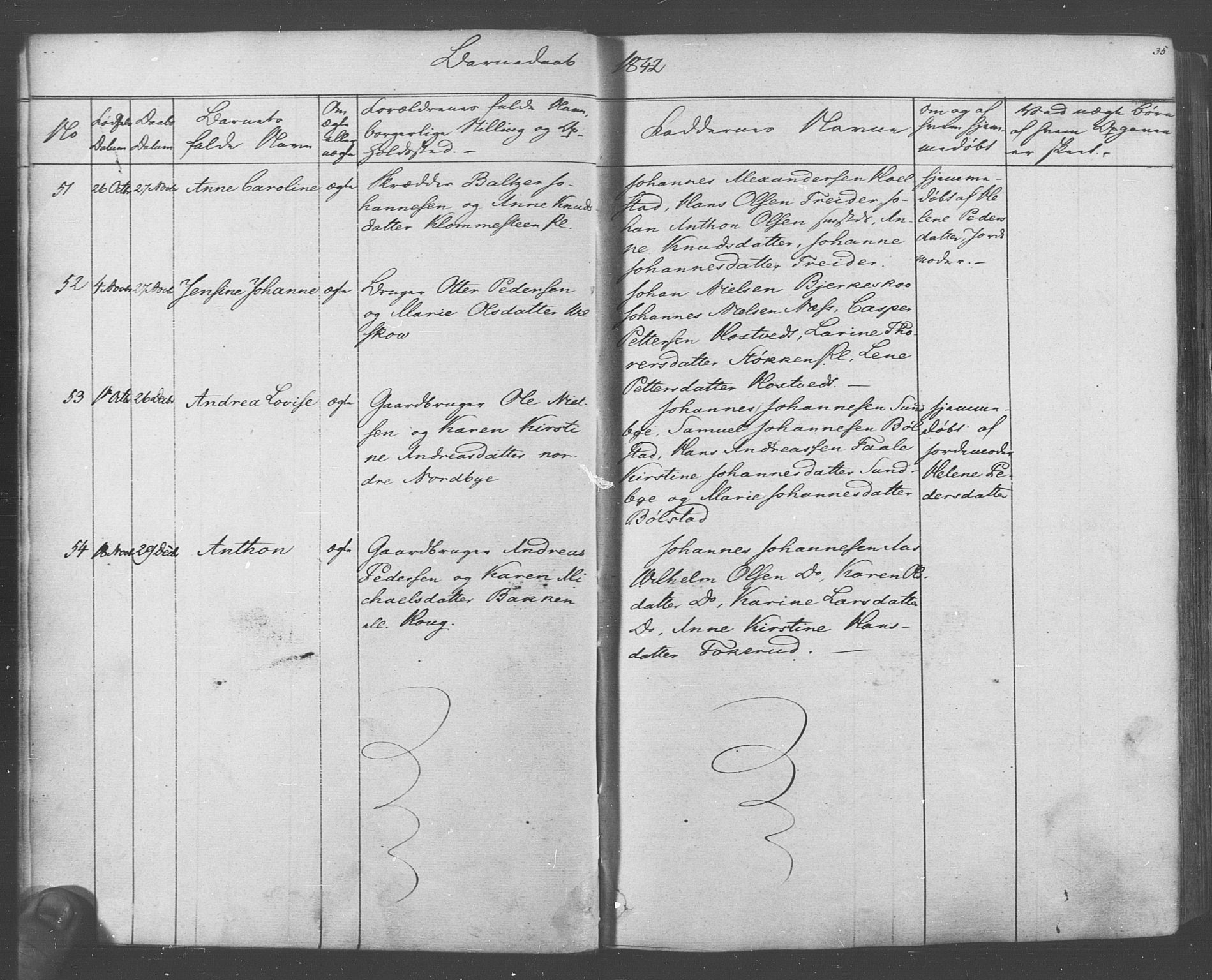 Ås prestekontor Kirkebøker, SAO/A-10894/F/Fa/L0006: Parish register (official) no. I 6, 1841-1853, p. 34-35