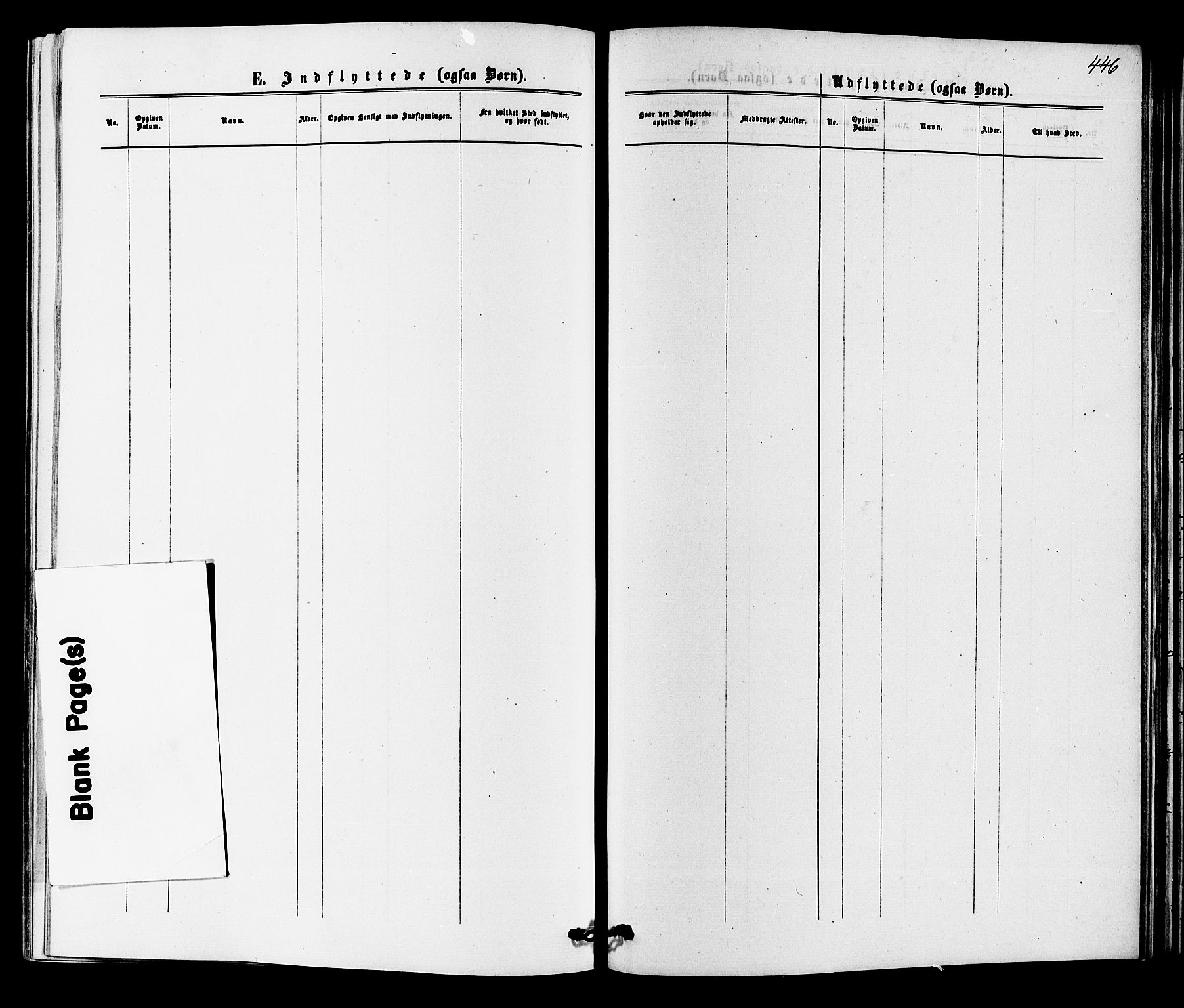 Hole kirkebøker, AV/SAKO-A-228/F/Fa/L0007: Parish register (official) no. I 7, 1873-1877, p. 446