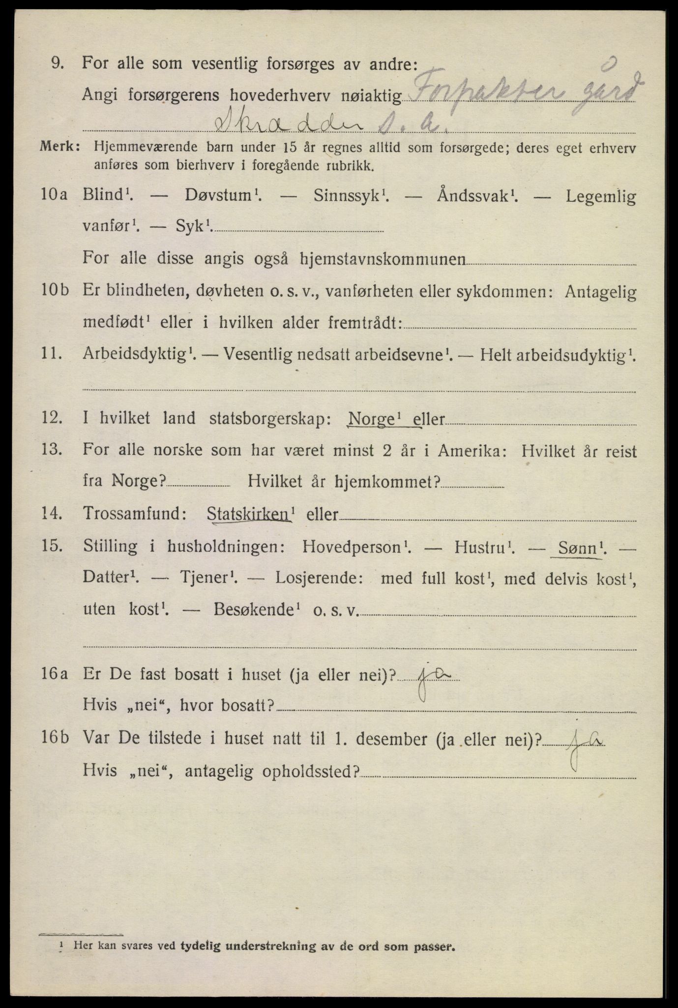 SAKO, 1920 census for Modum, 1920, p. 22102