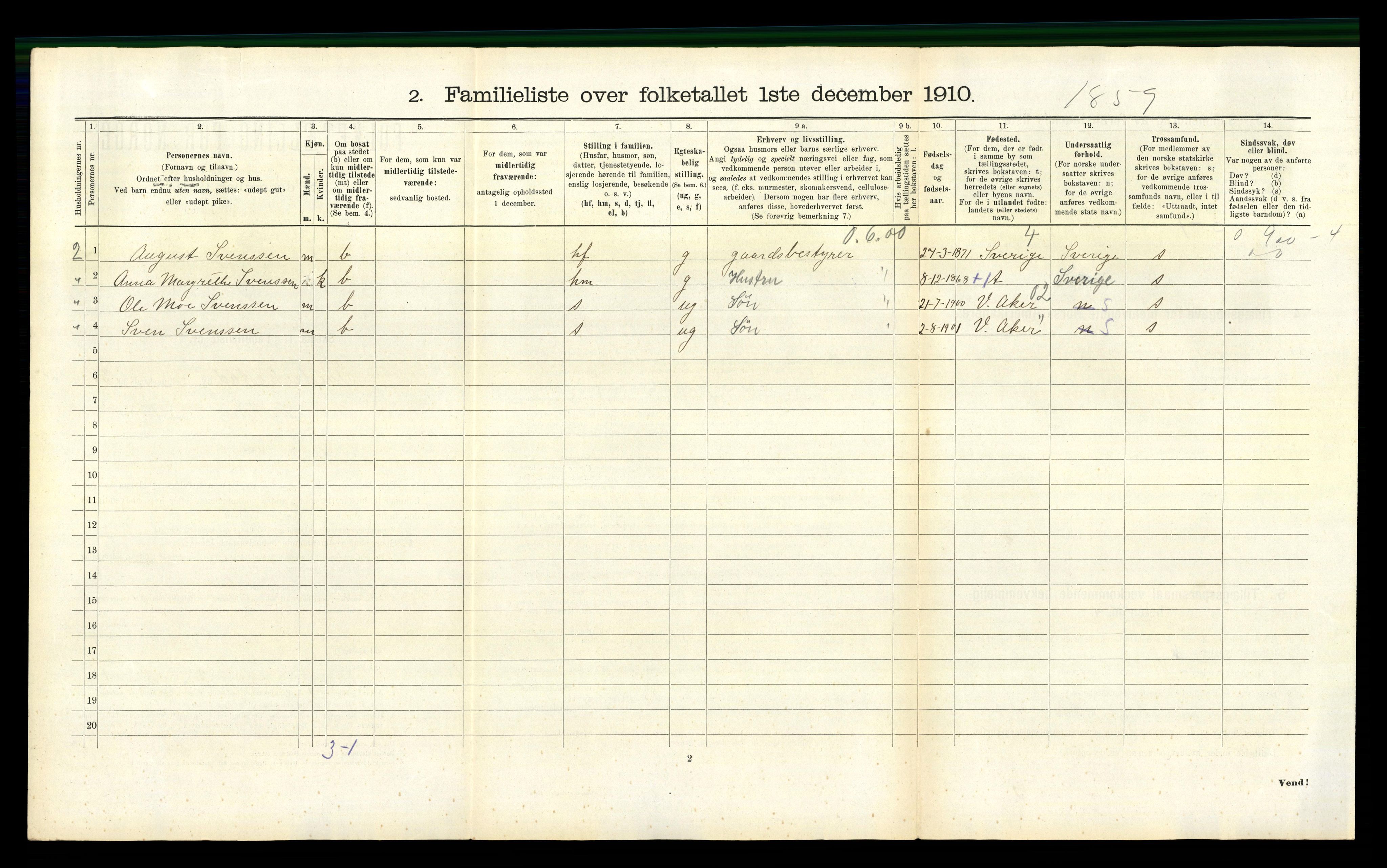 RA, 1910 census for Fredrikstad, 1910, p. 1343