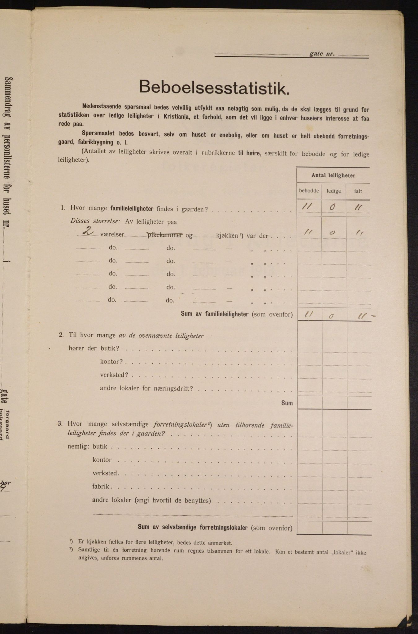 OBA, Municipal Census 1913 for Kristiania, 1913, p. 46729