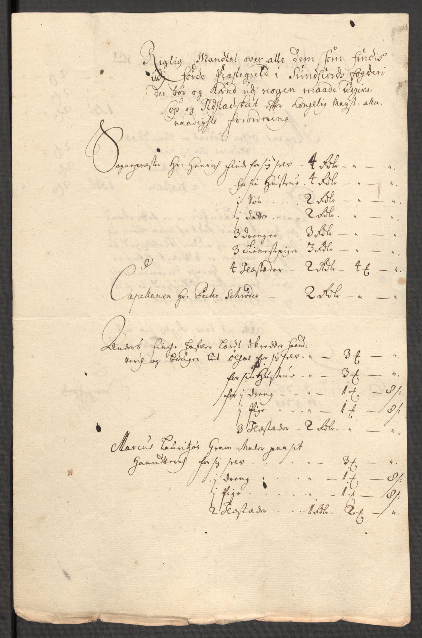 Rentekammeret inntil 1814, Reviderte regnskaper, Fogderegnskap, AV/RA-EA-4092/R53/L3424: Fogderegnskap Sunn- og Nordfjord, 1699, p. 397