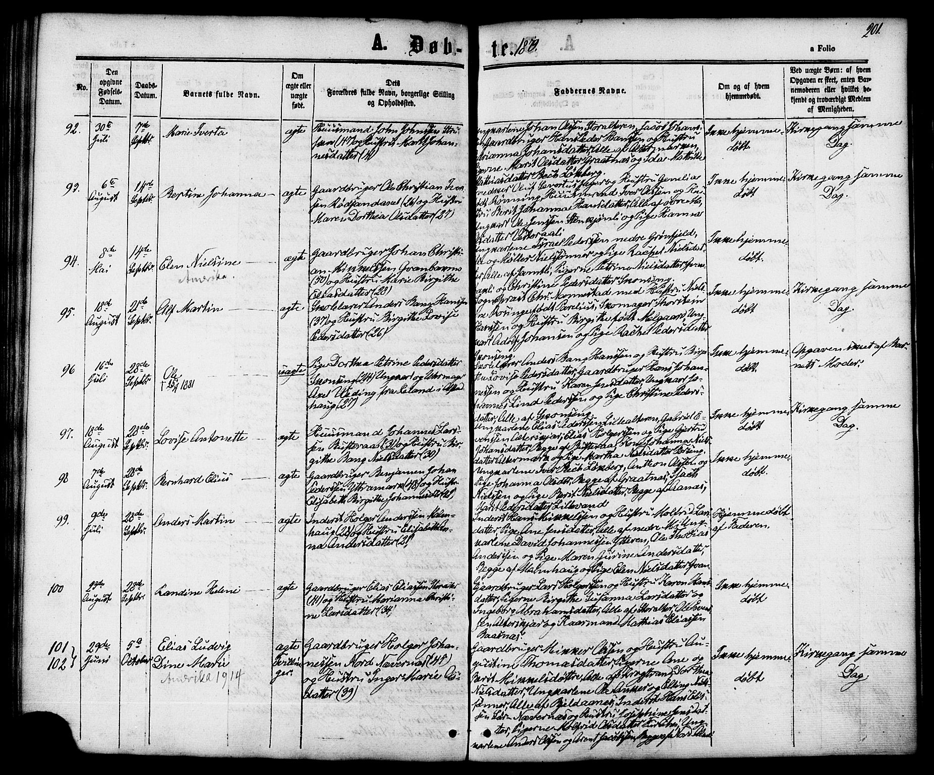 Ministerialprotokoller, klokkerbøker og fødselsregistre - Nordland, AV/SAT-A-1459/827/L0393: Parish register (official) no. 827A05, 1863-1883, p. 201