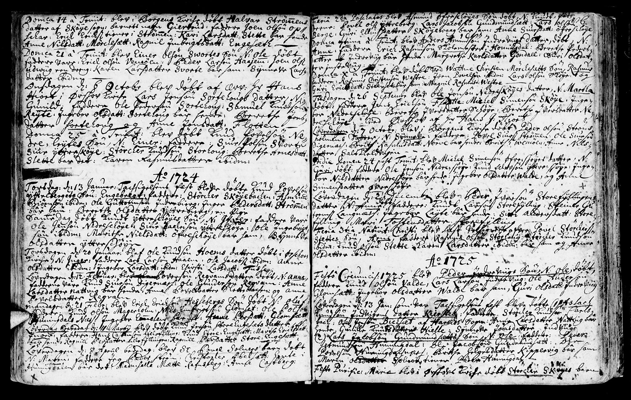 Ministerialprotokoller, klokkerbøker og fødselsregistre - Møre og Romsdal, SAT/A-1454/524/L0349: Parish register (official) no. 524A01, 1698-1779, p. 86