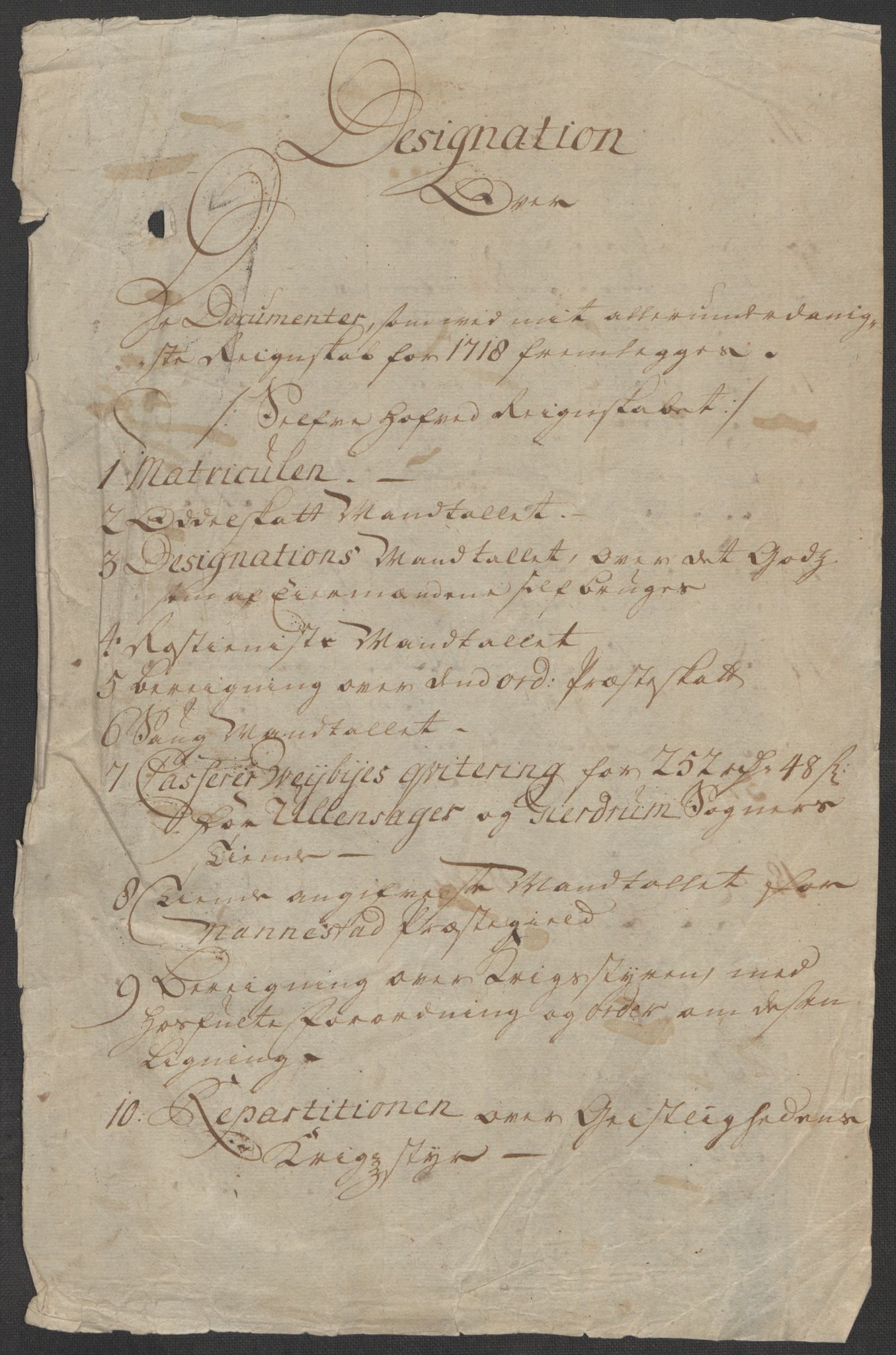 Rentekammeret inntil 1814, Reviderte regnskaper, Fogderegnskap, RA/EA-4092/R12/L0727: Fogderegnskap Øvre Romerike, 1718, p. 21