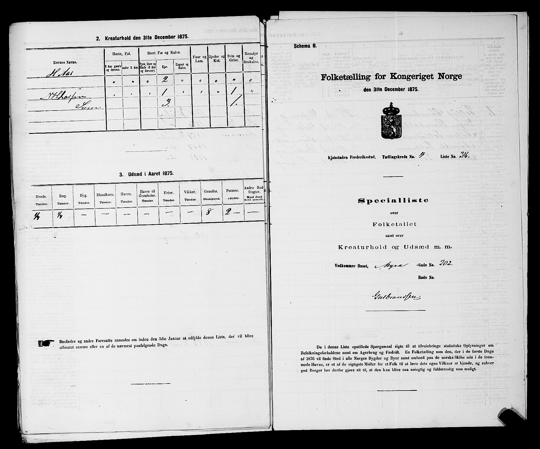 RA, 1875 census for 0103B Fredrikstad/Fredrikstad, 1875, p. 755