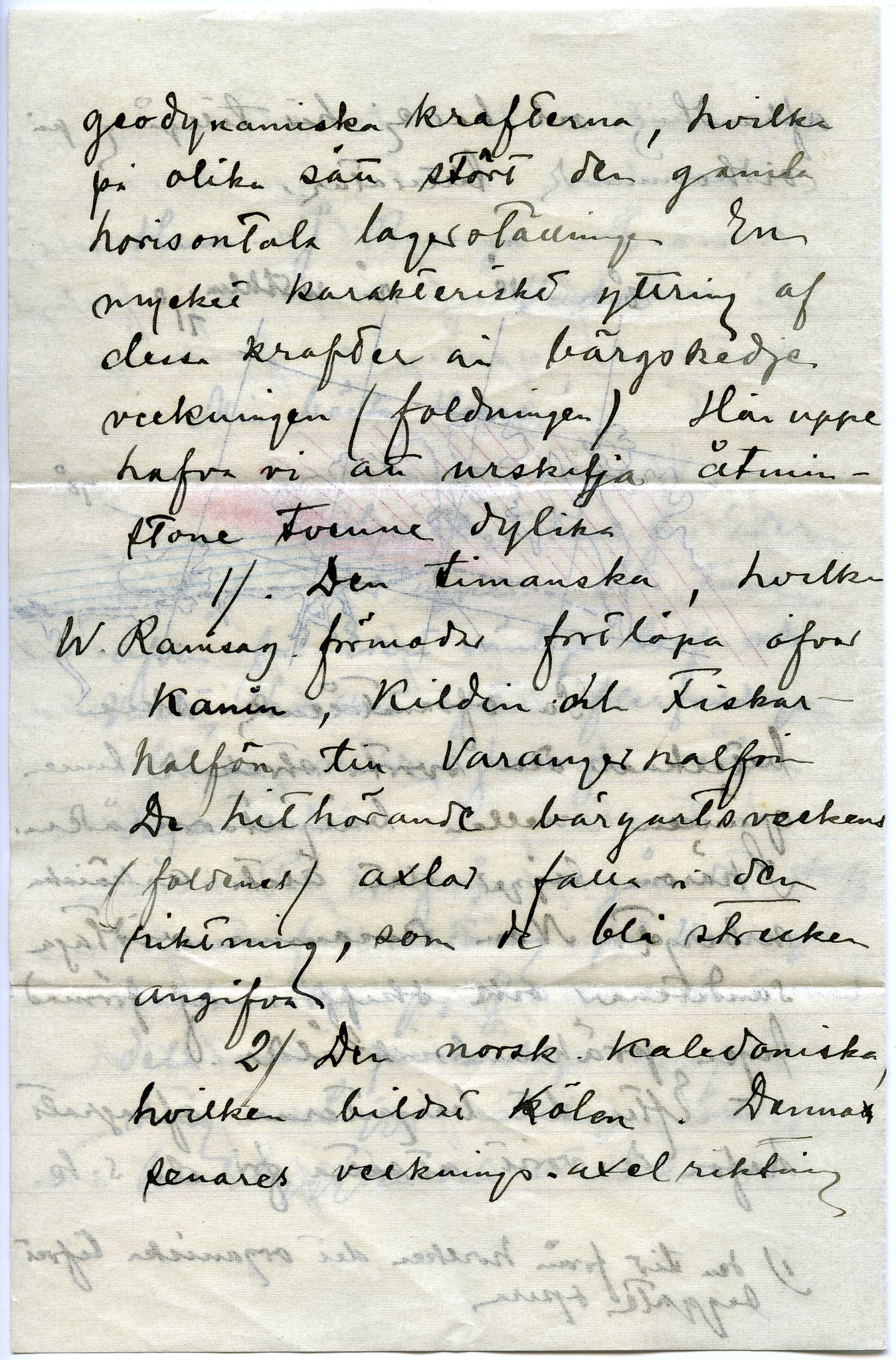 Johan Beronkas testamentariske gave, FMFB/A-1098/E/L0002: Brev fra den finske geologen og geografen Väinö Tanner, 1905, p. 4