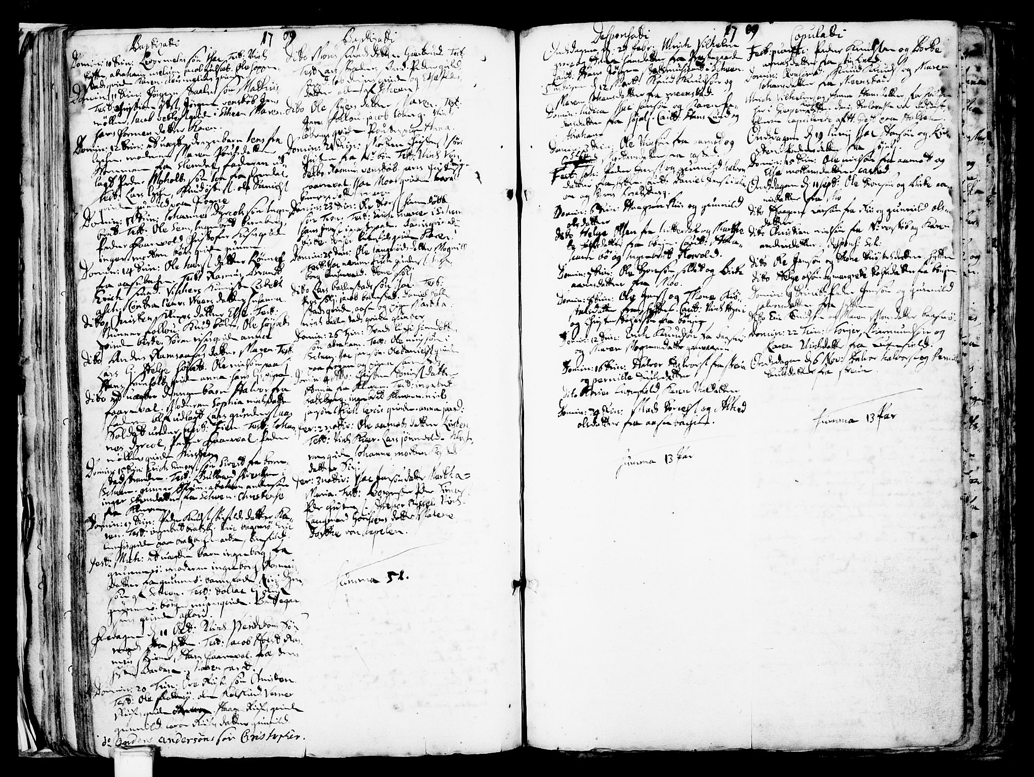 Gjerpen kirkebøker, SAKO/A-265/F/Fa/L0001: Parish register (official) no. I 1, 1681-1746