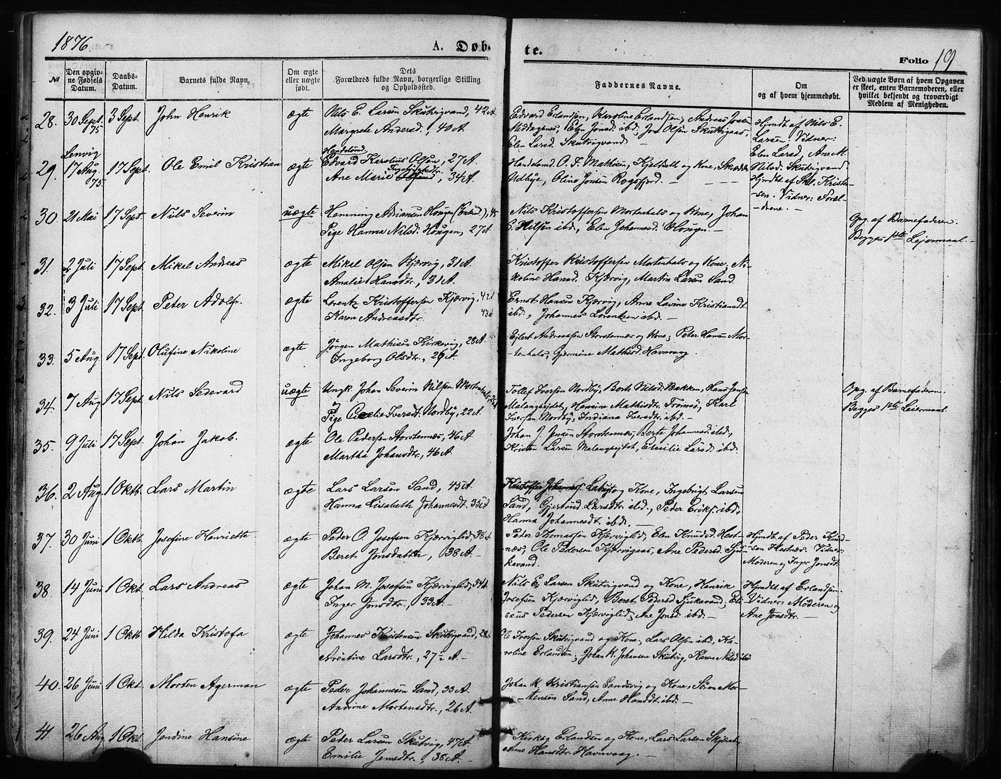 Balsfjord sokneprestembete, AV/SATØ-S-1303/G/Gaa/L0002kirke: Parish register (official) no. 2, 1871-1886, p. 19