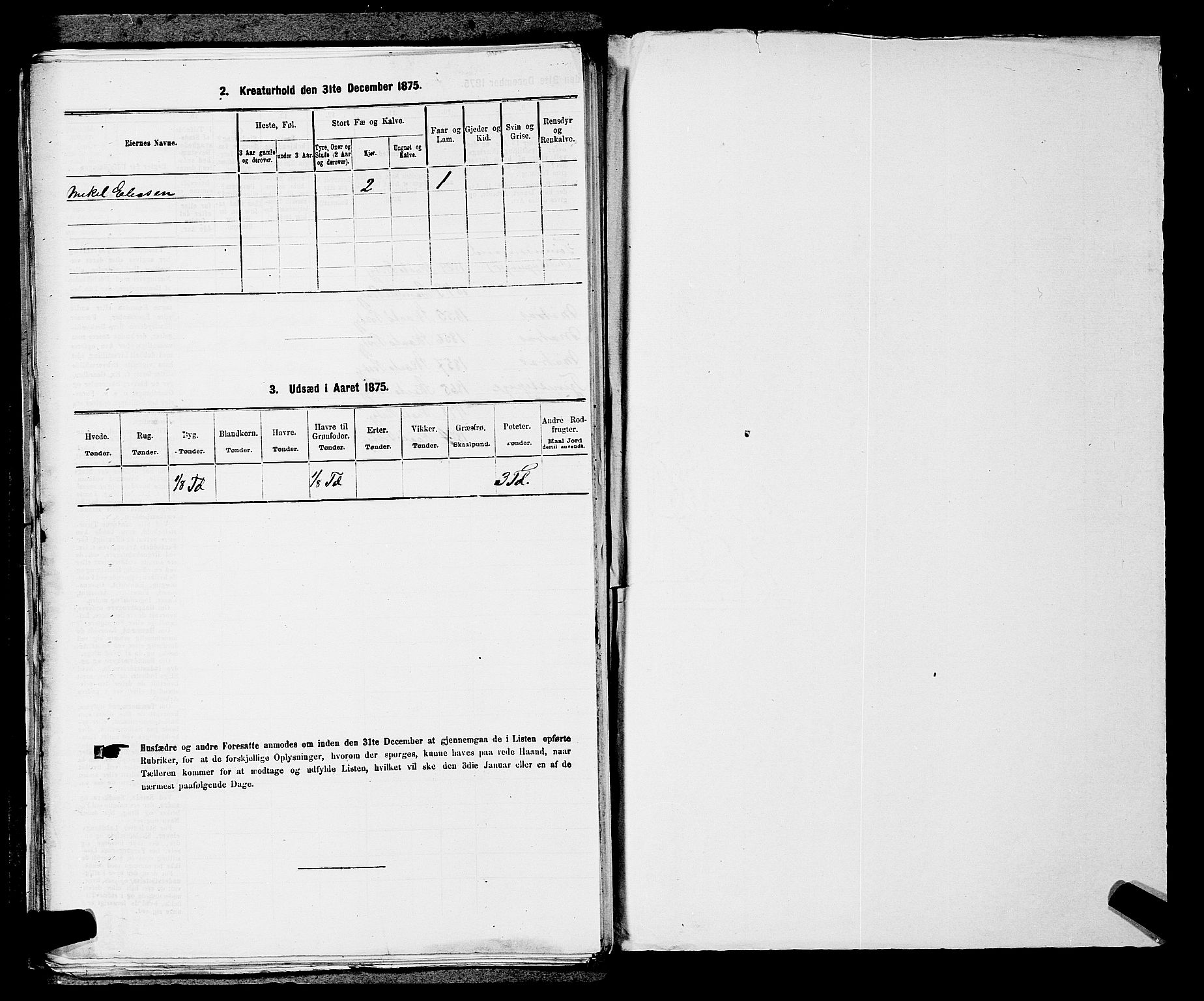 SAKO, 1875 census for 0816P Sannidal, 1875, p. 1911