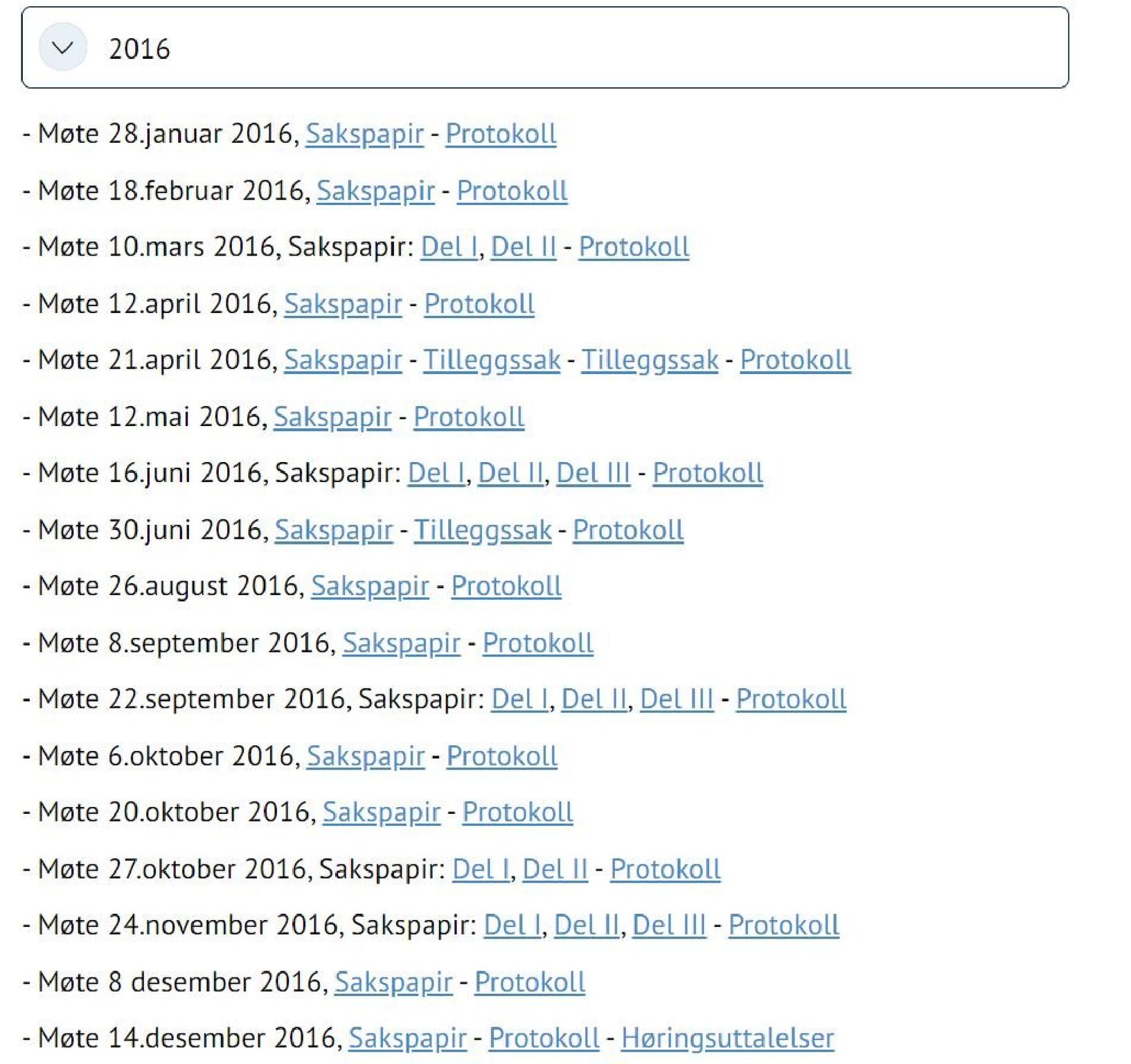 Klæbu Kommune, TRKO/KK/02-FS/L009: Formannsskapet - Møtedokumenter, 2016, p. 1