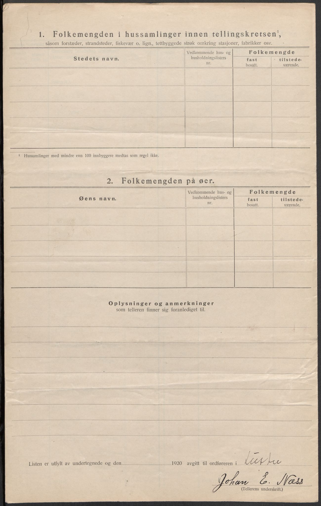 SAB, 1920 census for Luster, 1920, p. 38