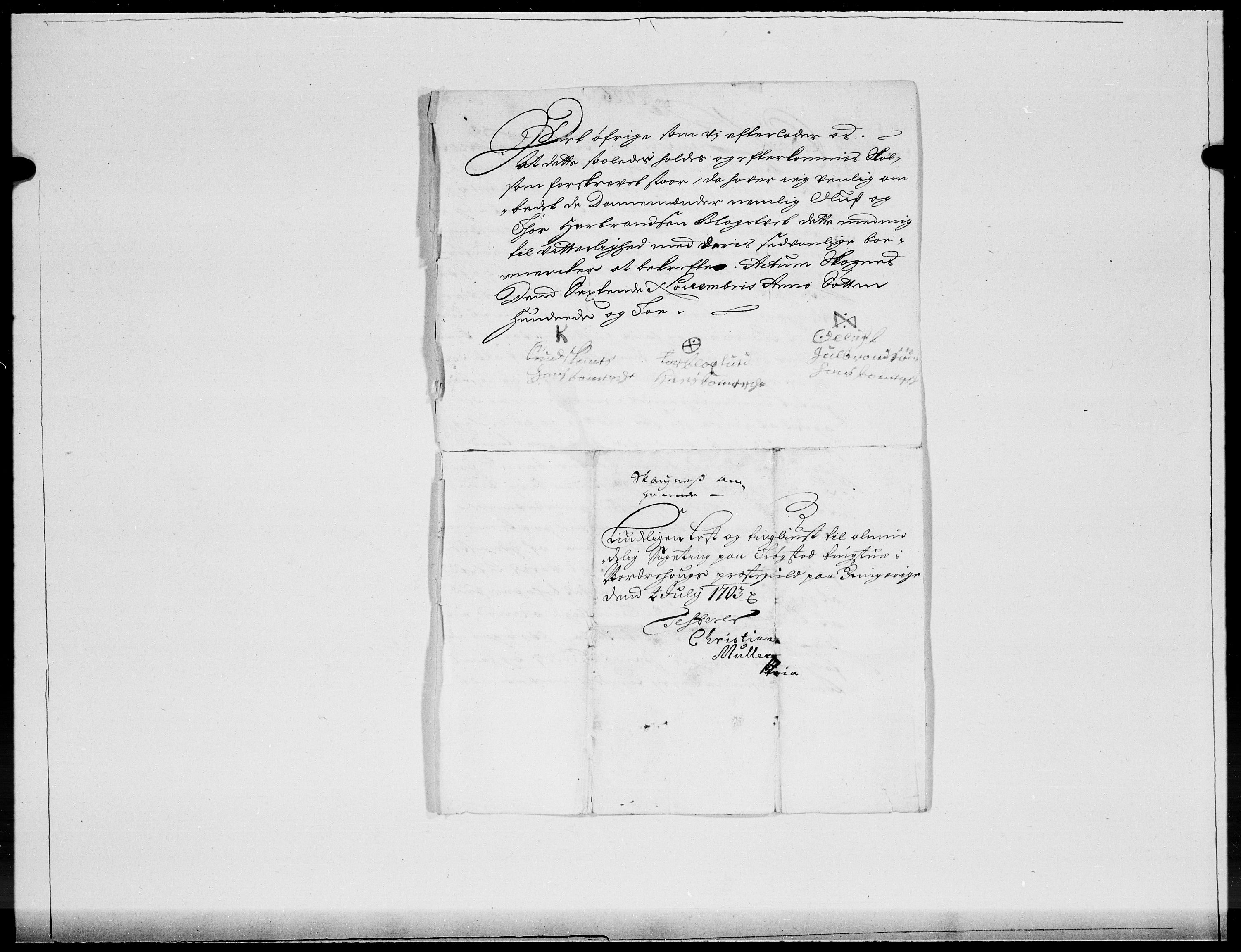 Danske Kanselli 1572-1799, AV/RA-EA-3023/F/Fc/Fcc/Fcca/L0054: Norske innlegg 1572-1799, 1703, p. 386