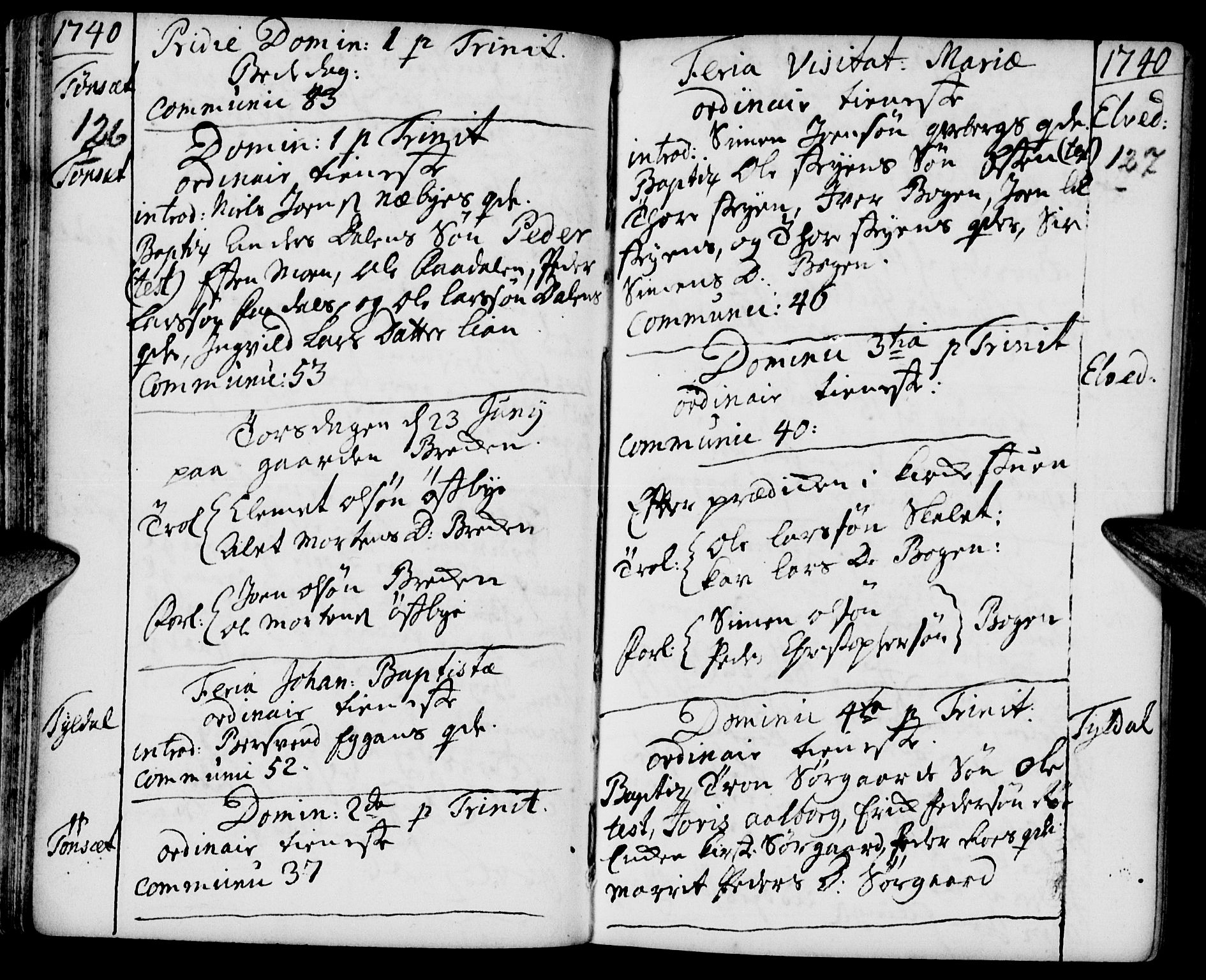 Tynset prestekontor, SAH/PREST-058/H/Ha/Haa/L0002: Parish register (official) no. 2, 1737-1767, p. 126-127