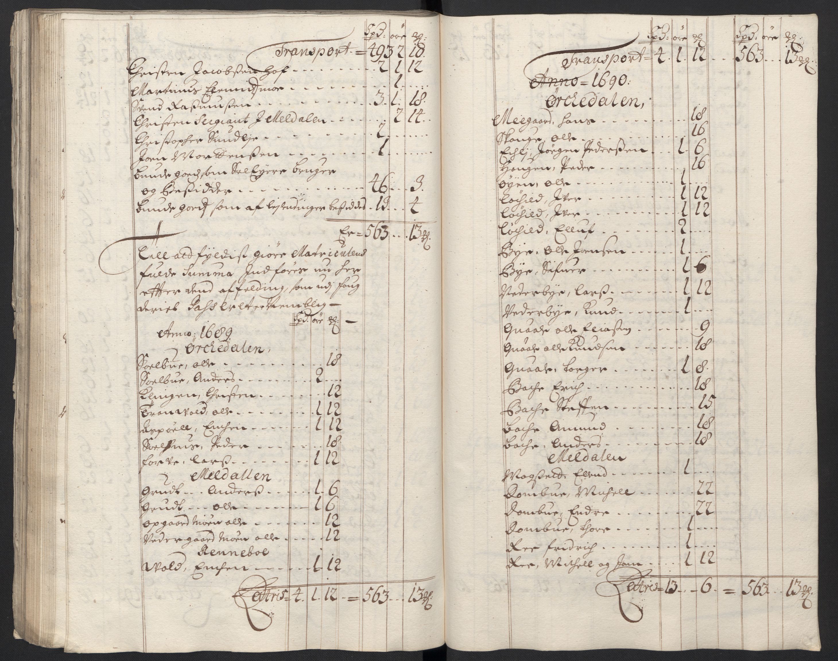 Rentekammeret inntil 1814, Reviderte regnskaper, Fogderegnskap, RA/EA-4092/R60/L3950: Fogderegnskap Orkdal og Gauldal, 1700, p. 80
