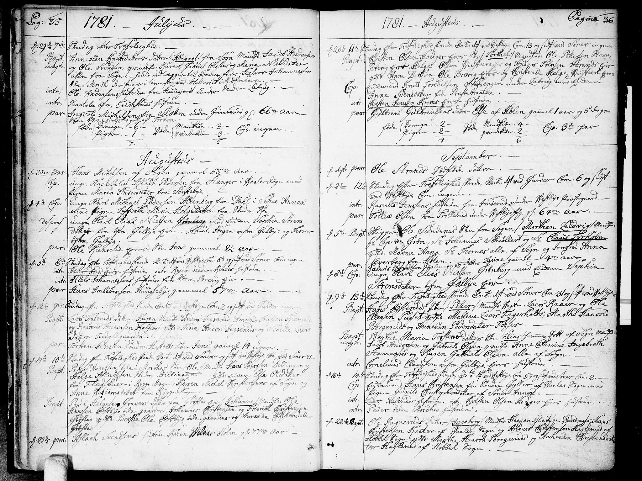 Vestby prestekontor Kirkebøker, AV/SAO-A-10893/F/Fa/L0003: Parish register (official) no. I 3, 1779-1796, p. 35-36